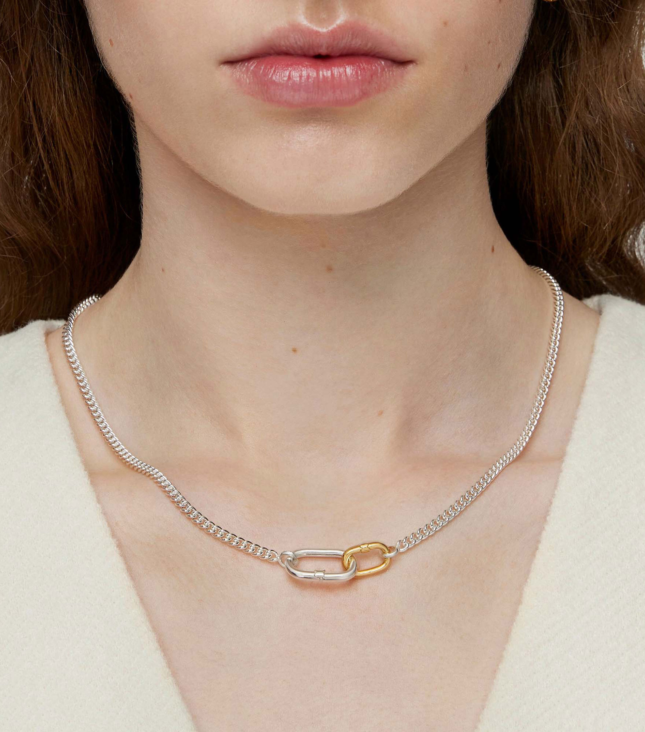 Collar con Anillas Mujer
