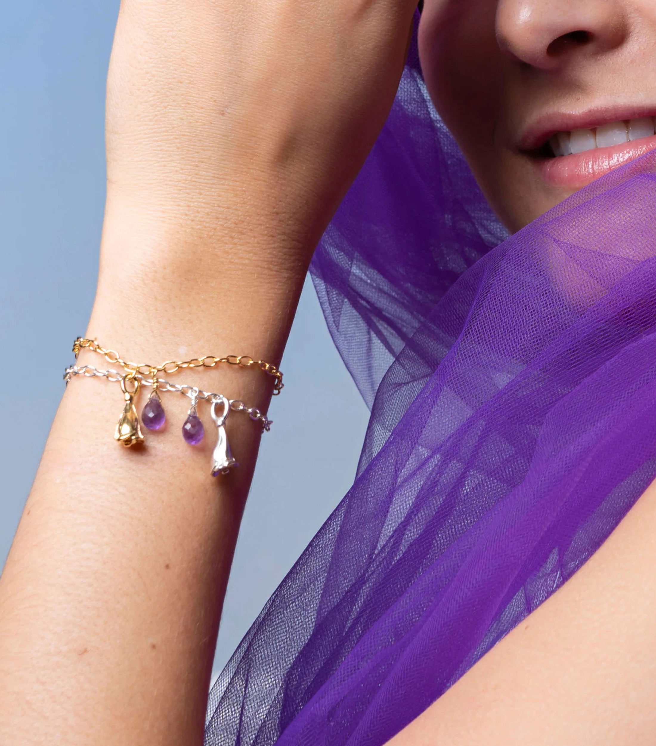 Pulsera Jacaranda con amatista Mujer