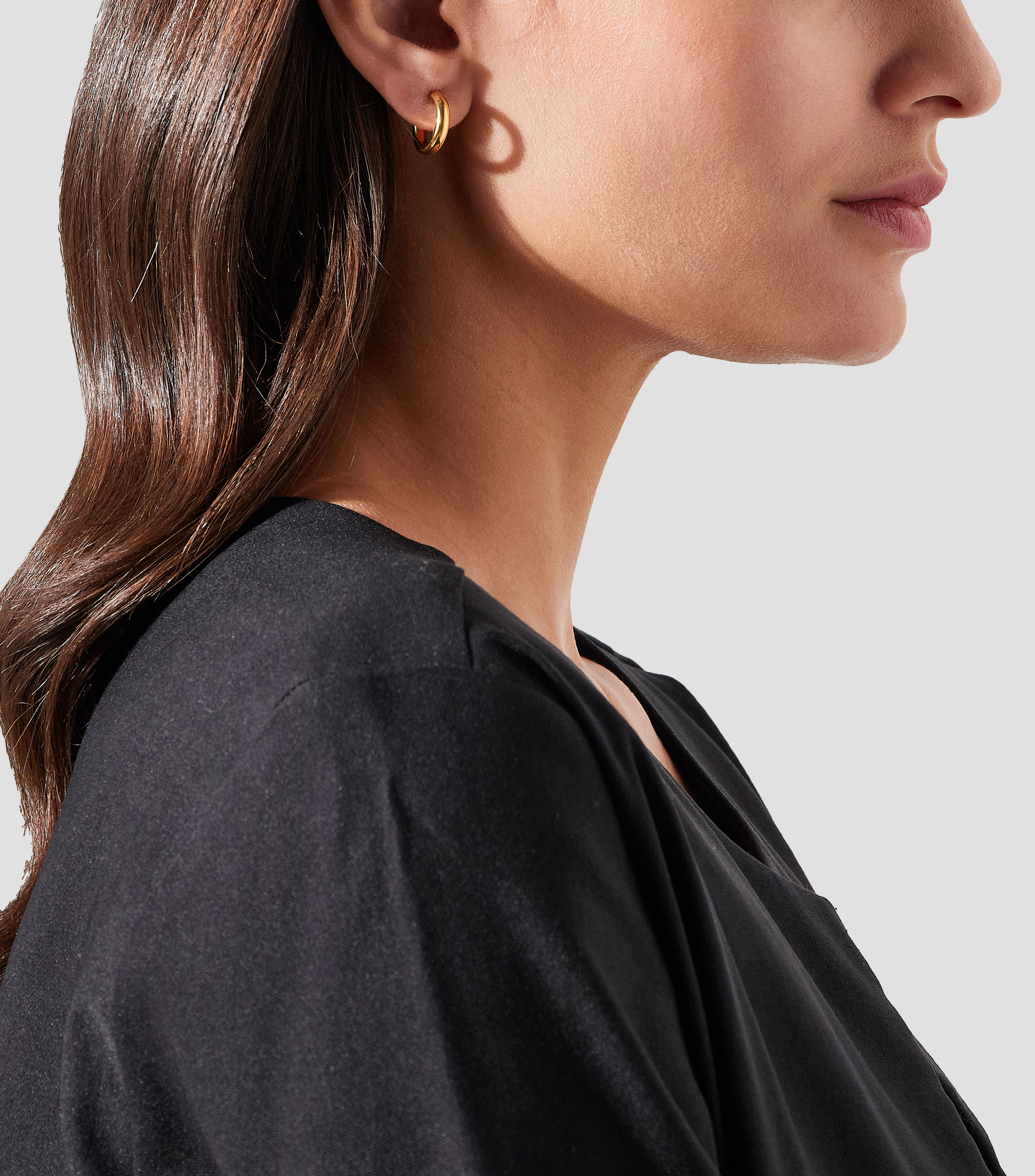 Pendientes Hooped Earrings en plata .925 Mujer