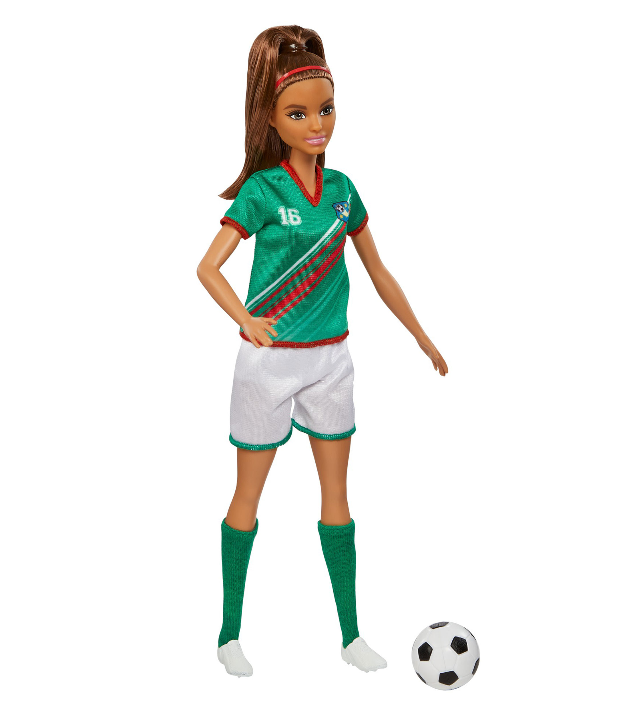 Muñeca jugadora fútbol