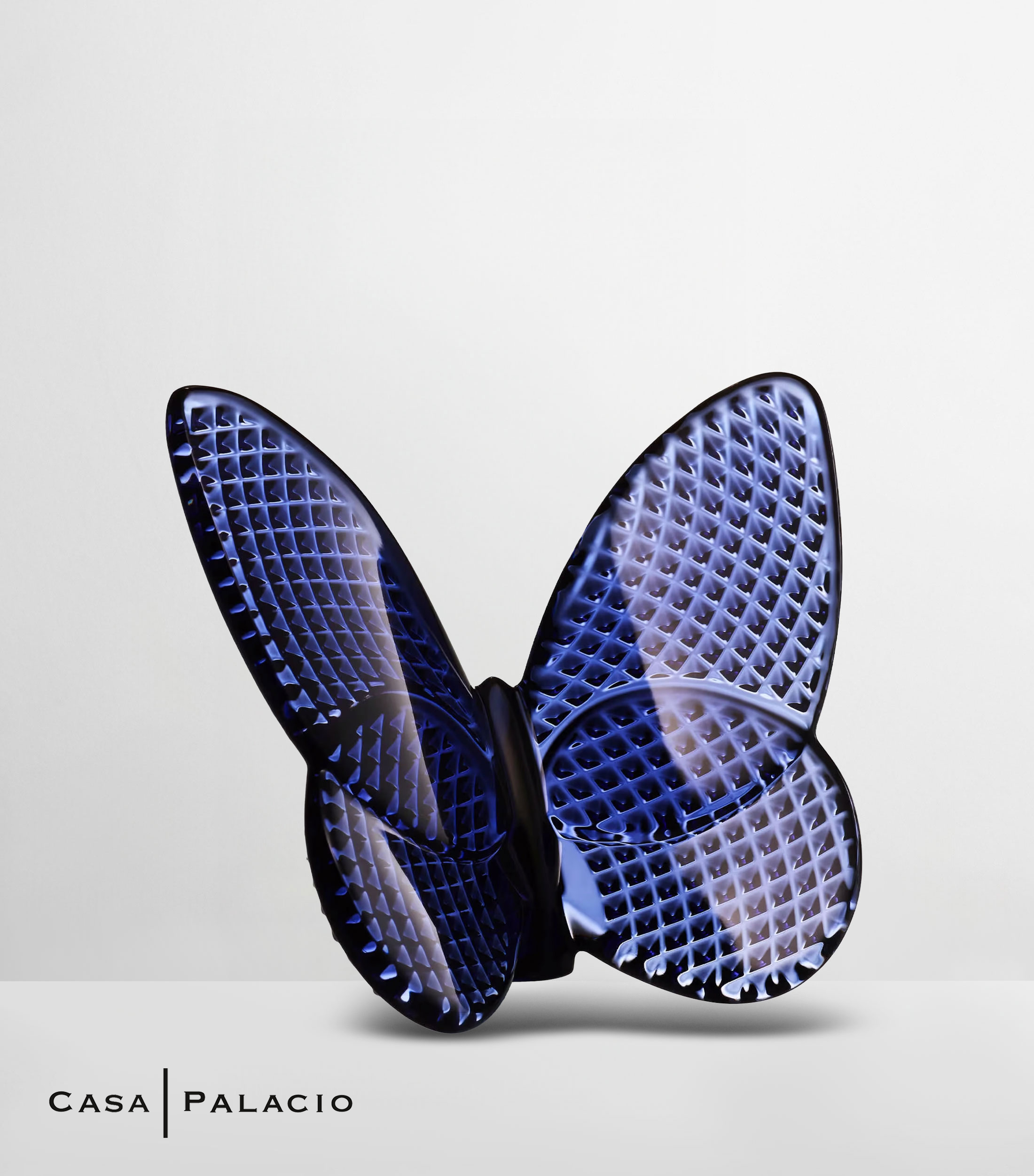 Mariposa en cristal