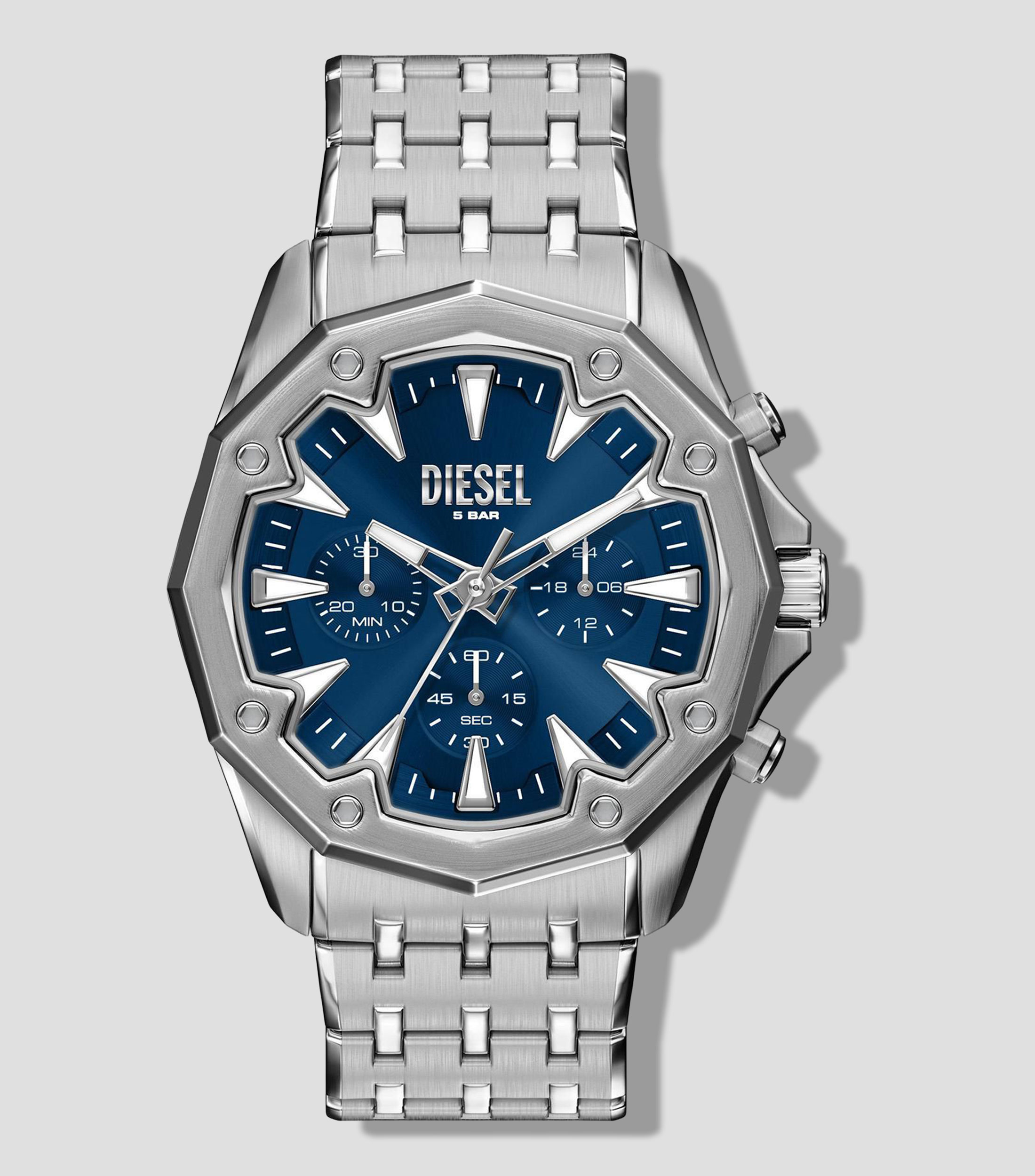 Reloj para Hombre Stinger Casual Azul, Plateado