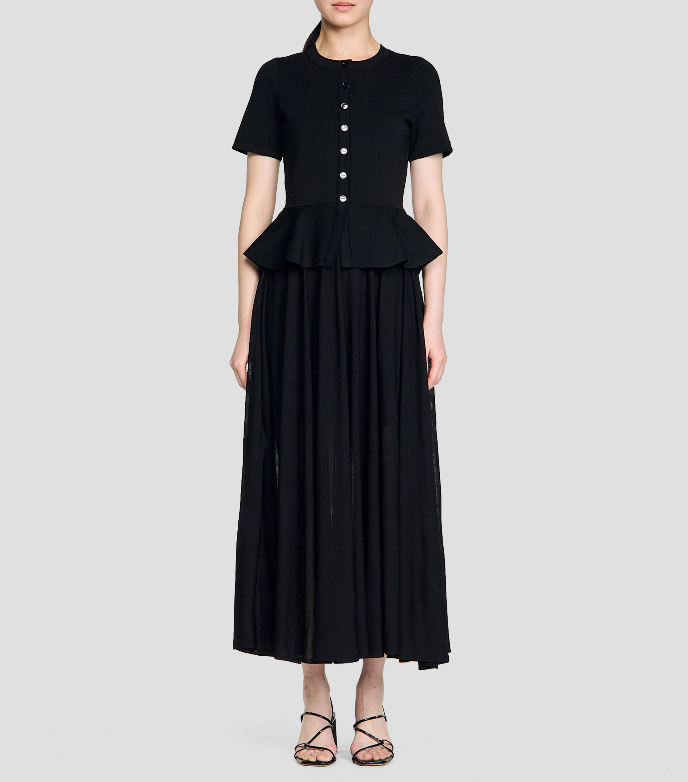 Vestido largo liso Judith Mujer