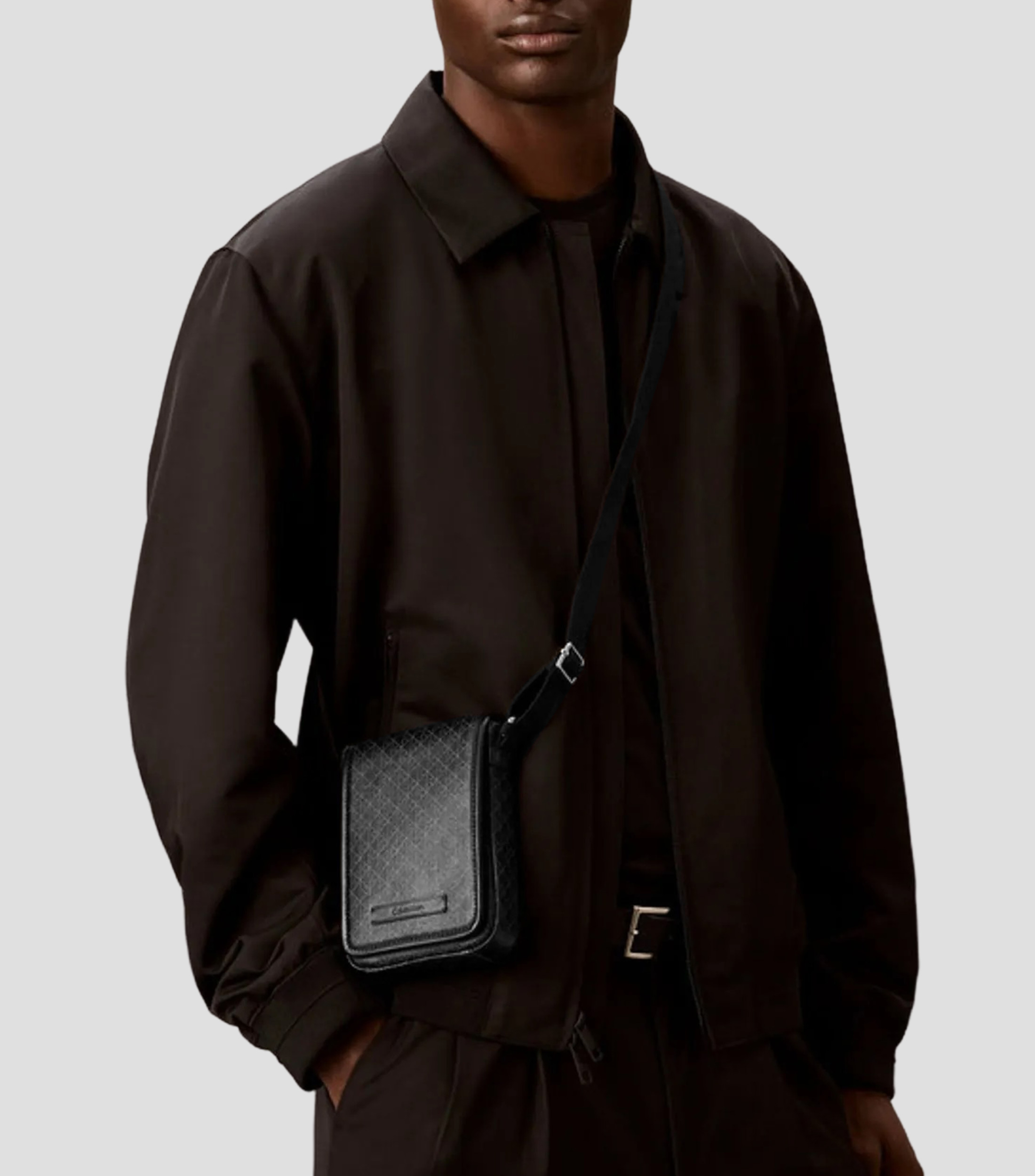 Bolso Crossbody con estampado Hombre