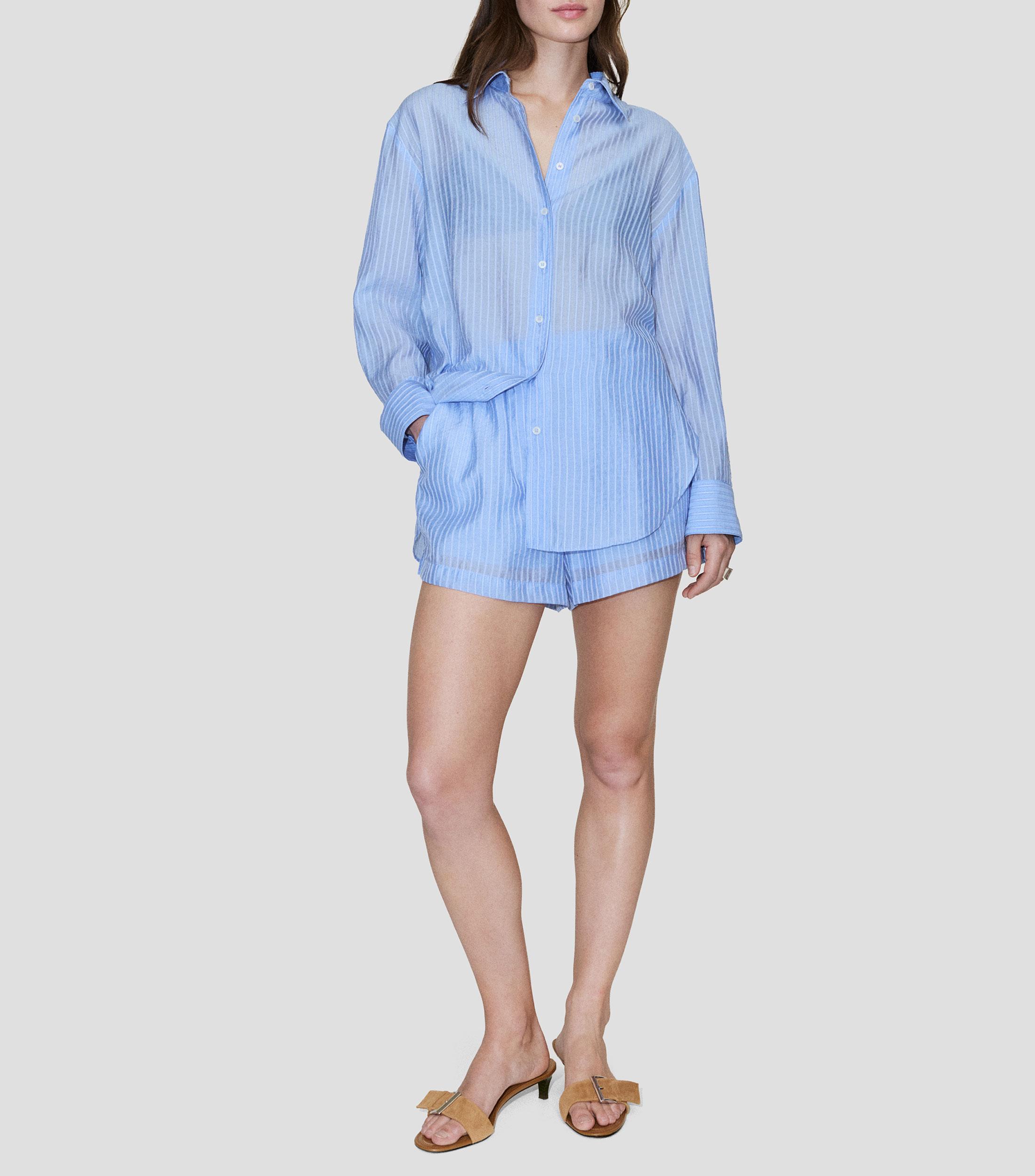 Short rayas Mujer