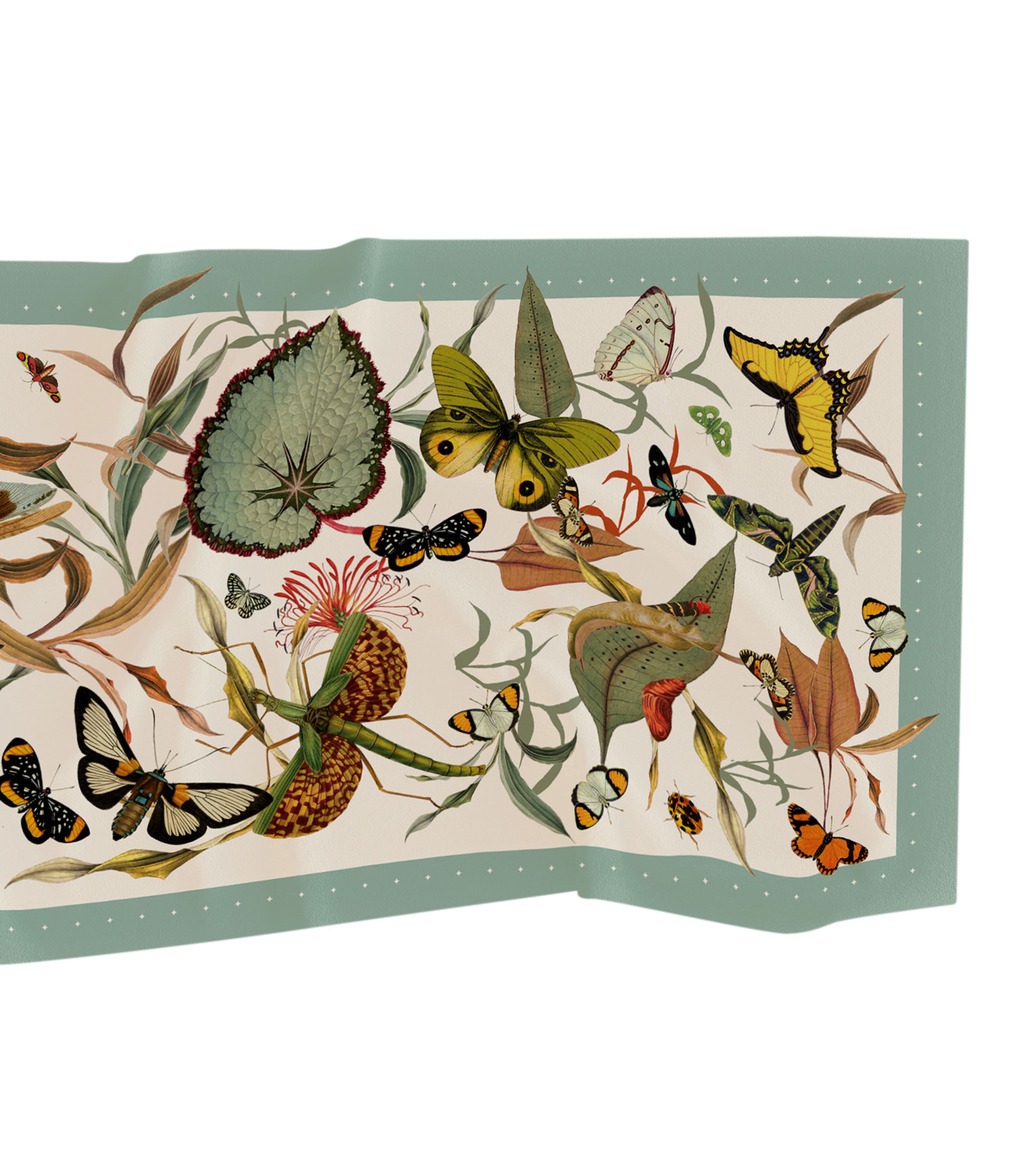 Camino de mesa Aqua Butterfly Rectangular
