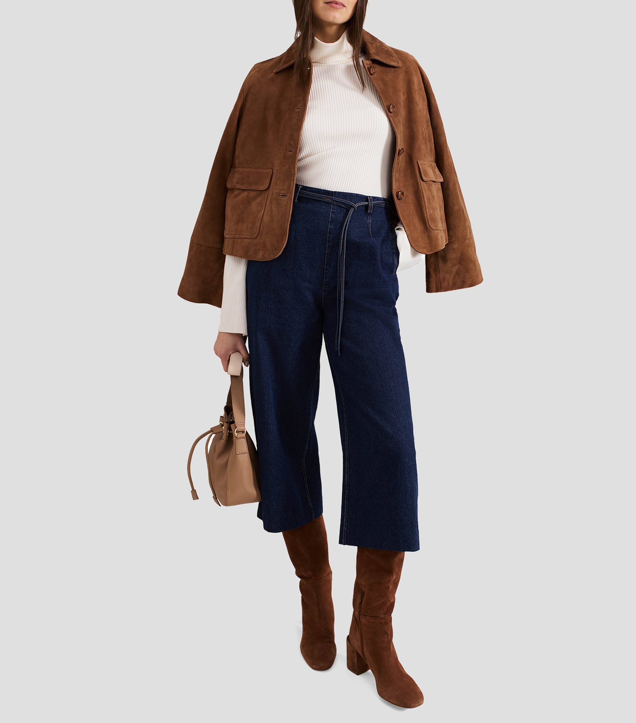 Jeans Aubrielle de corte amplio Mujer