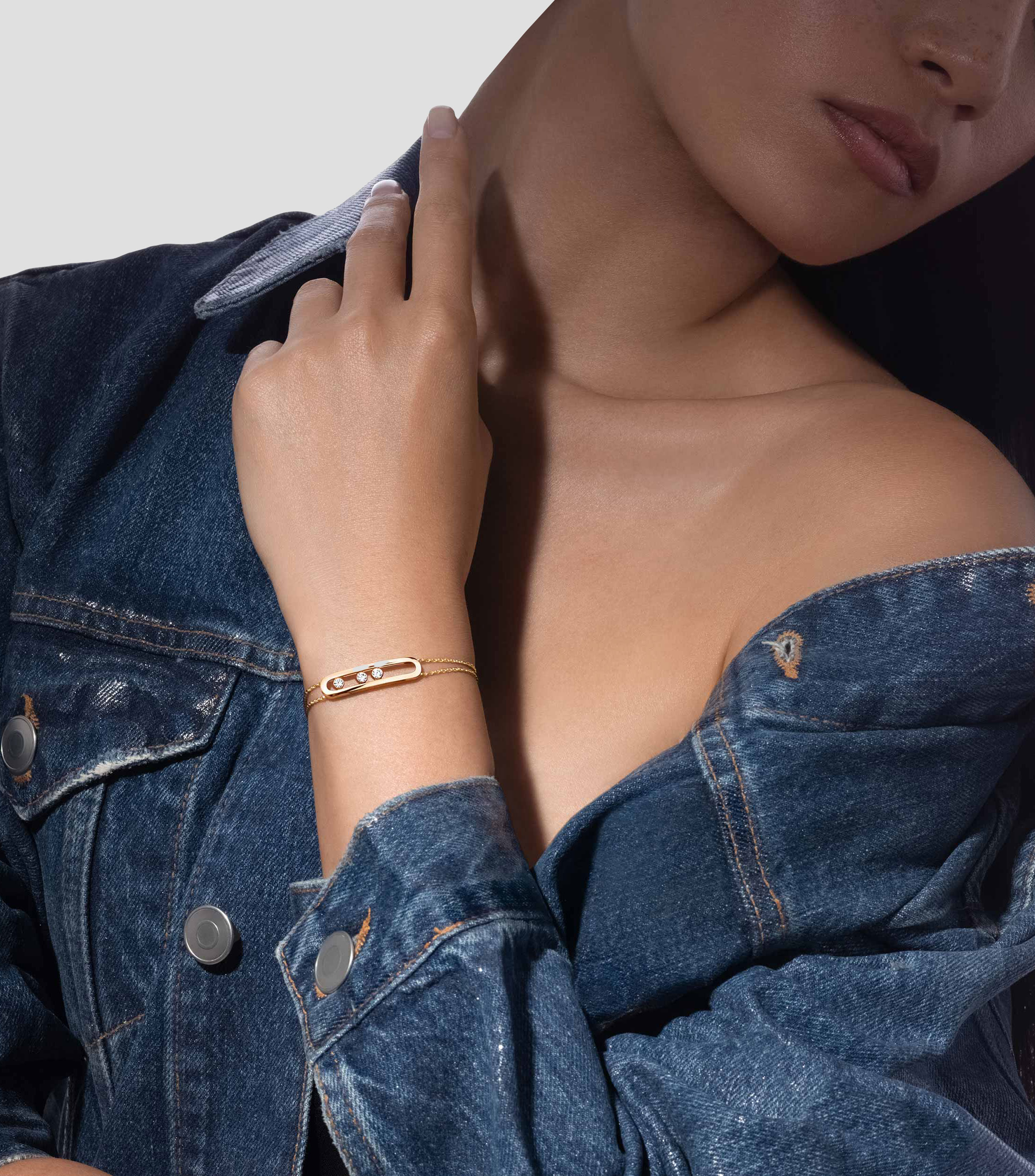 Pulsera en oro amarillo 18 Kts Mujer