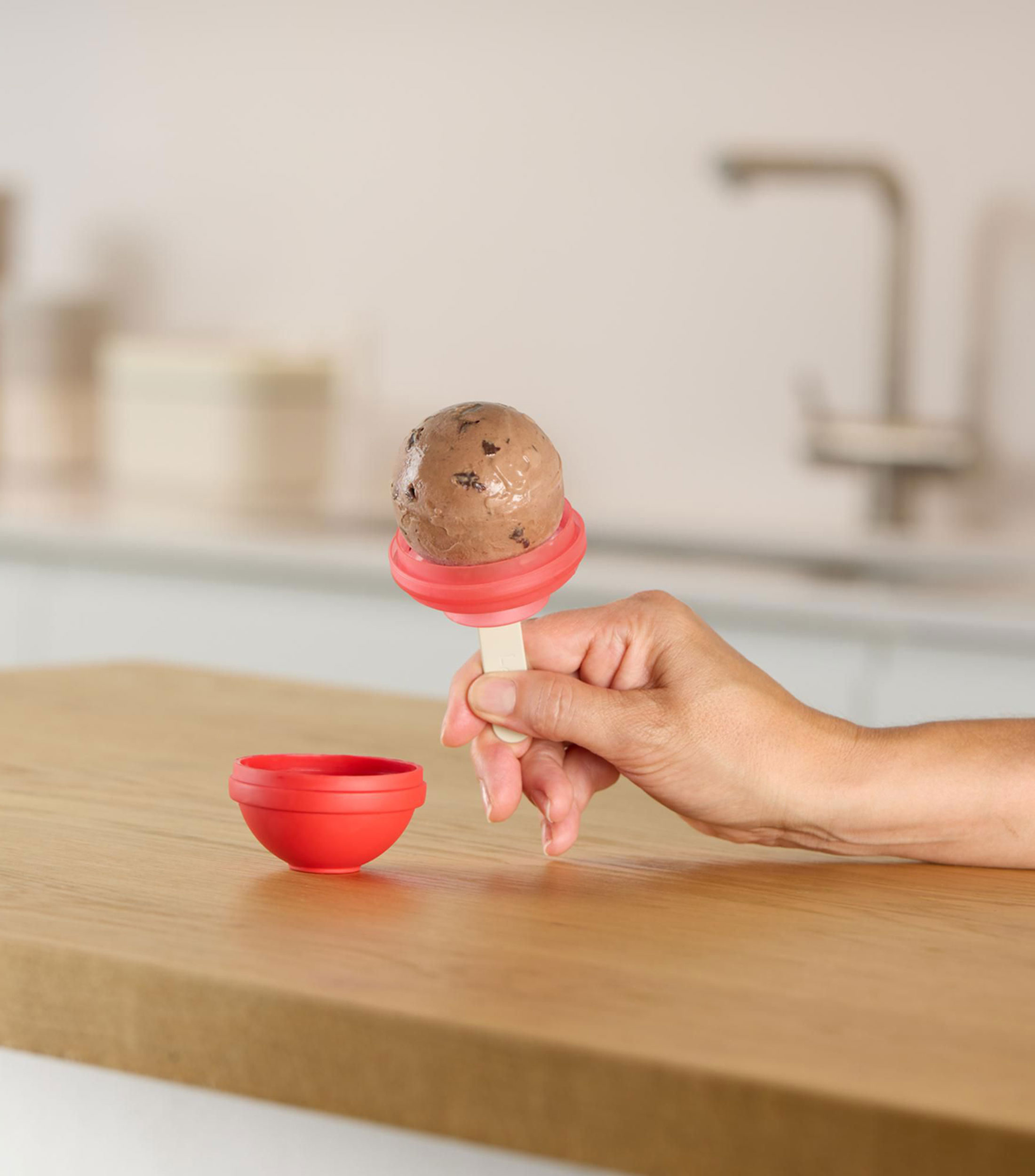 Set 4 Moldes para Helado en Silicón