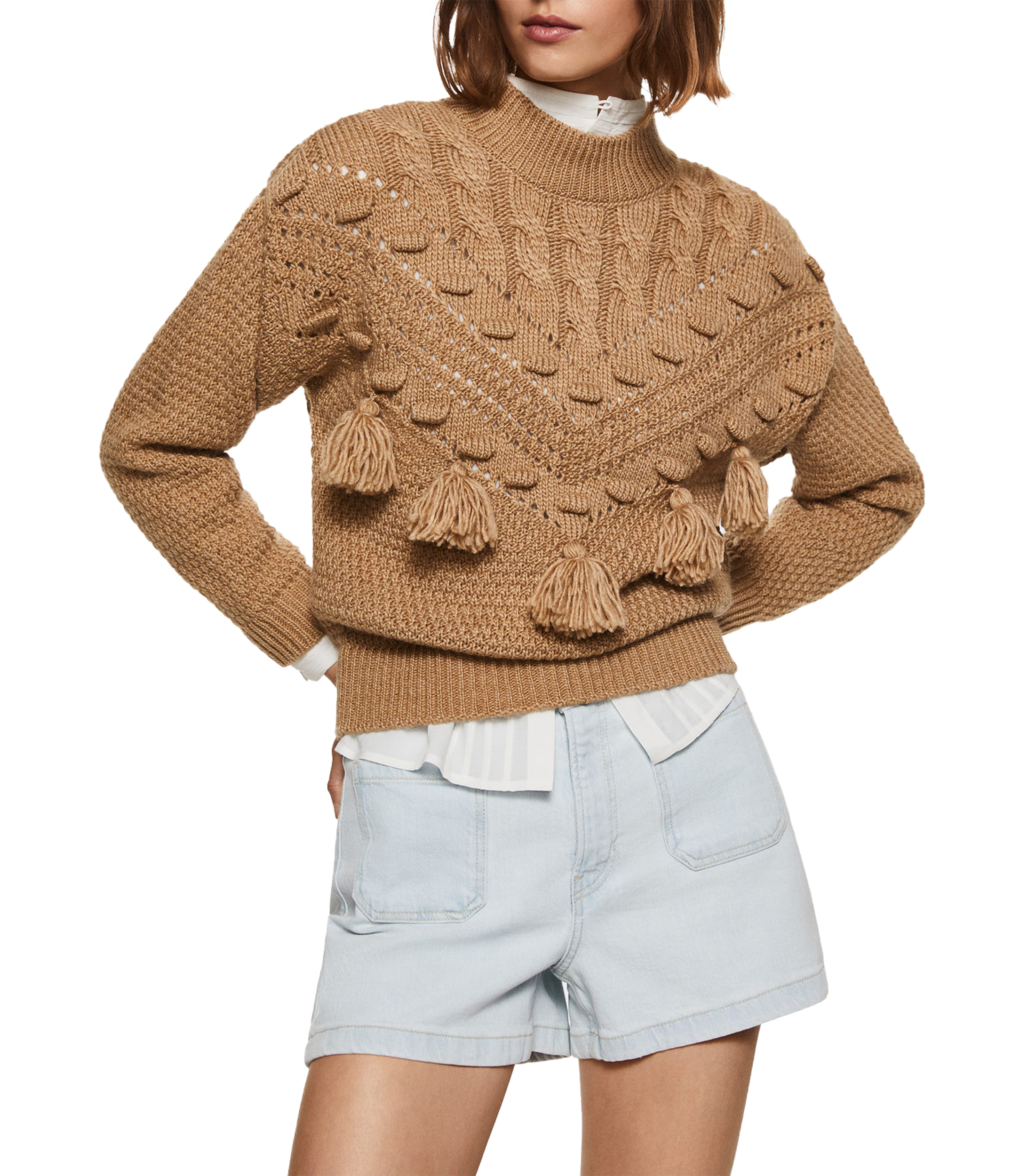 Mango Suéter de cuello redondo Mujer El Palacio de Hierro