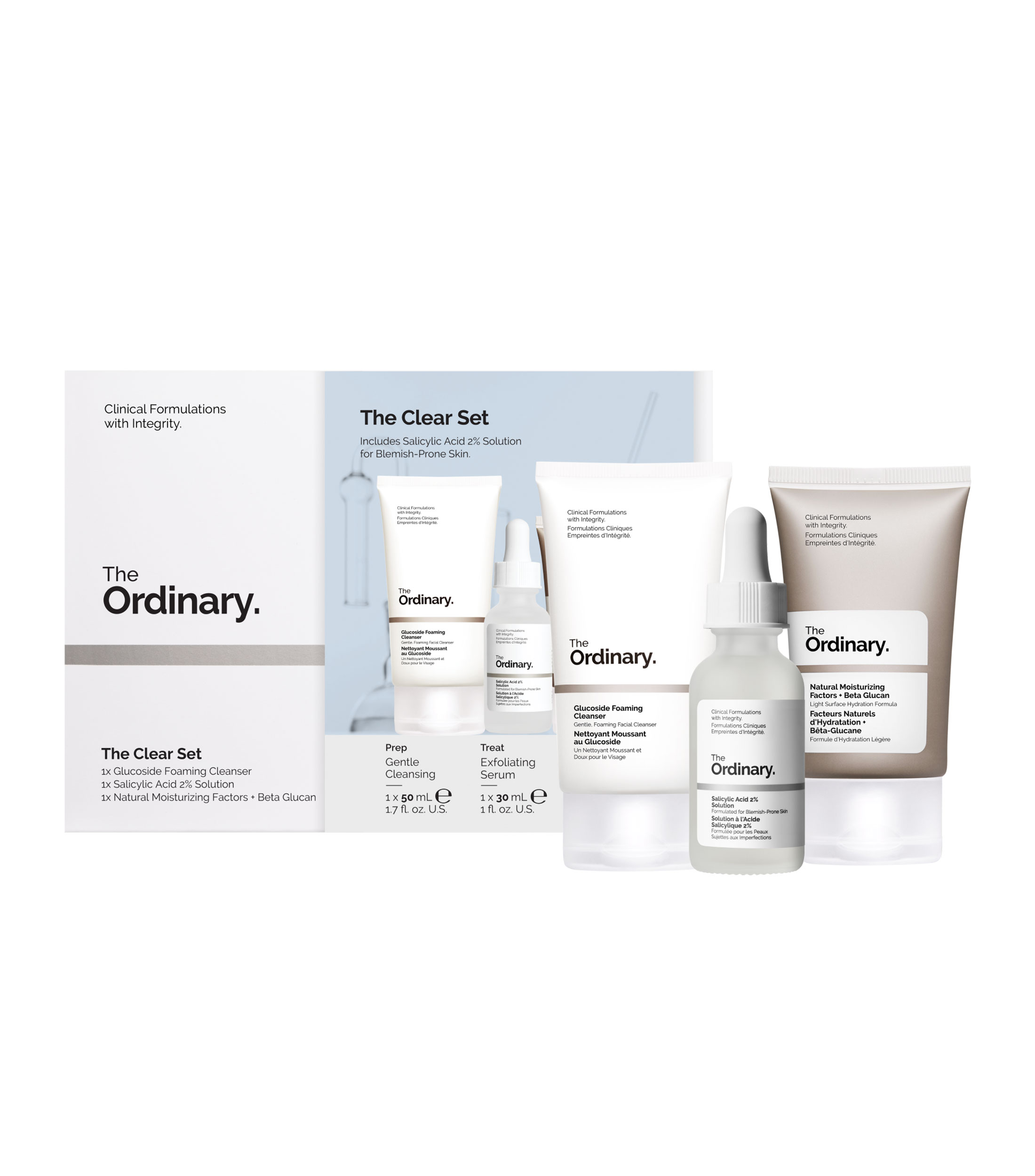 Set Tratamiento Facial To The Clear
