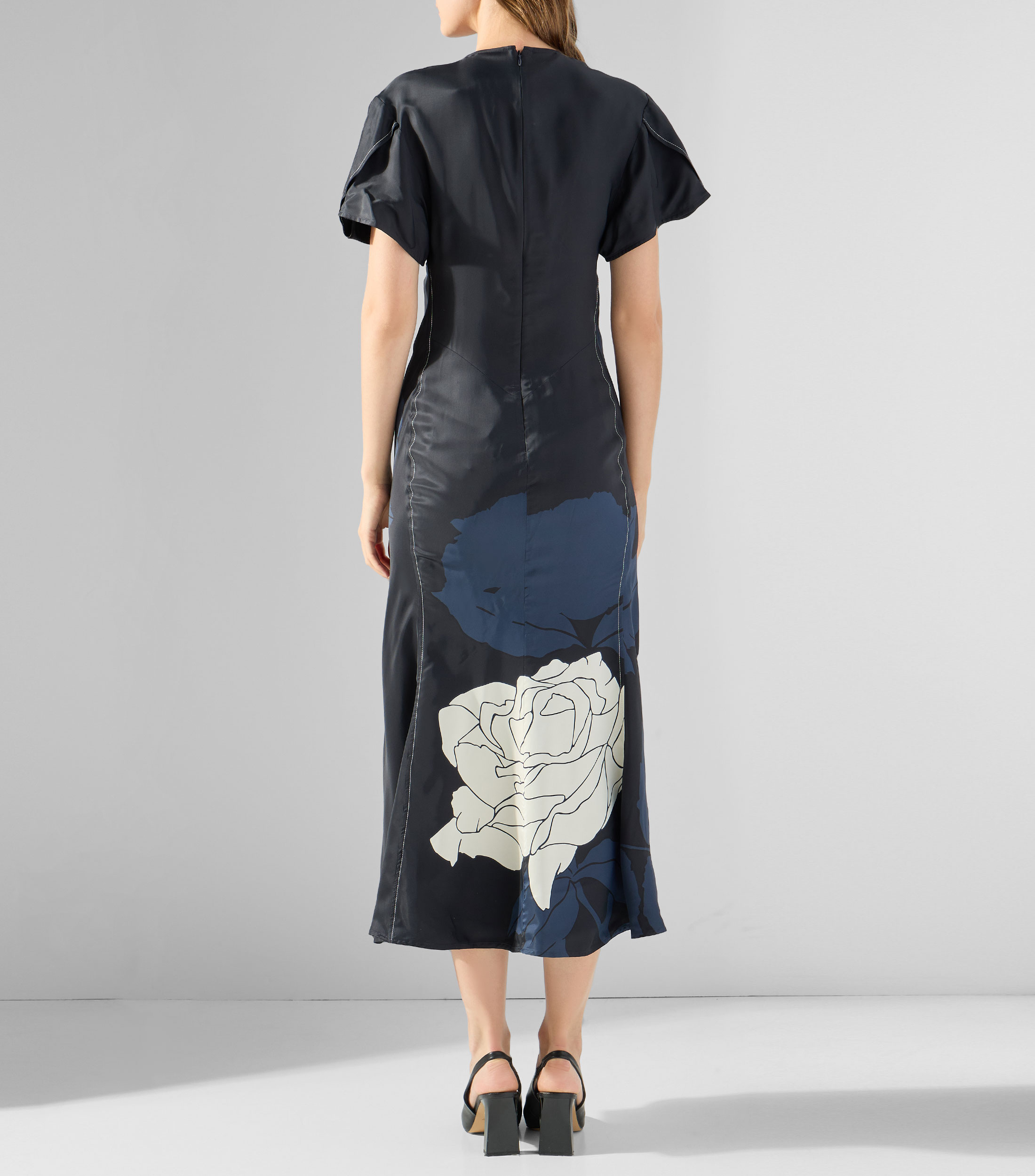 Vestido largo estampado Eve Mujer