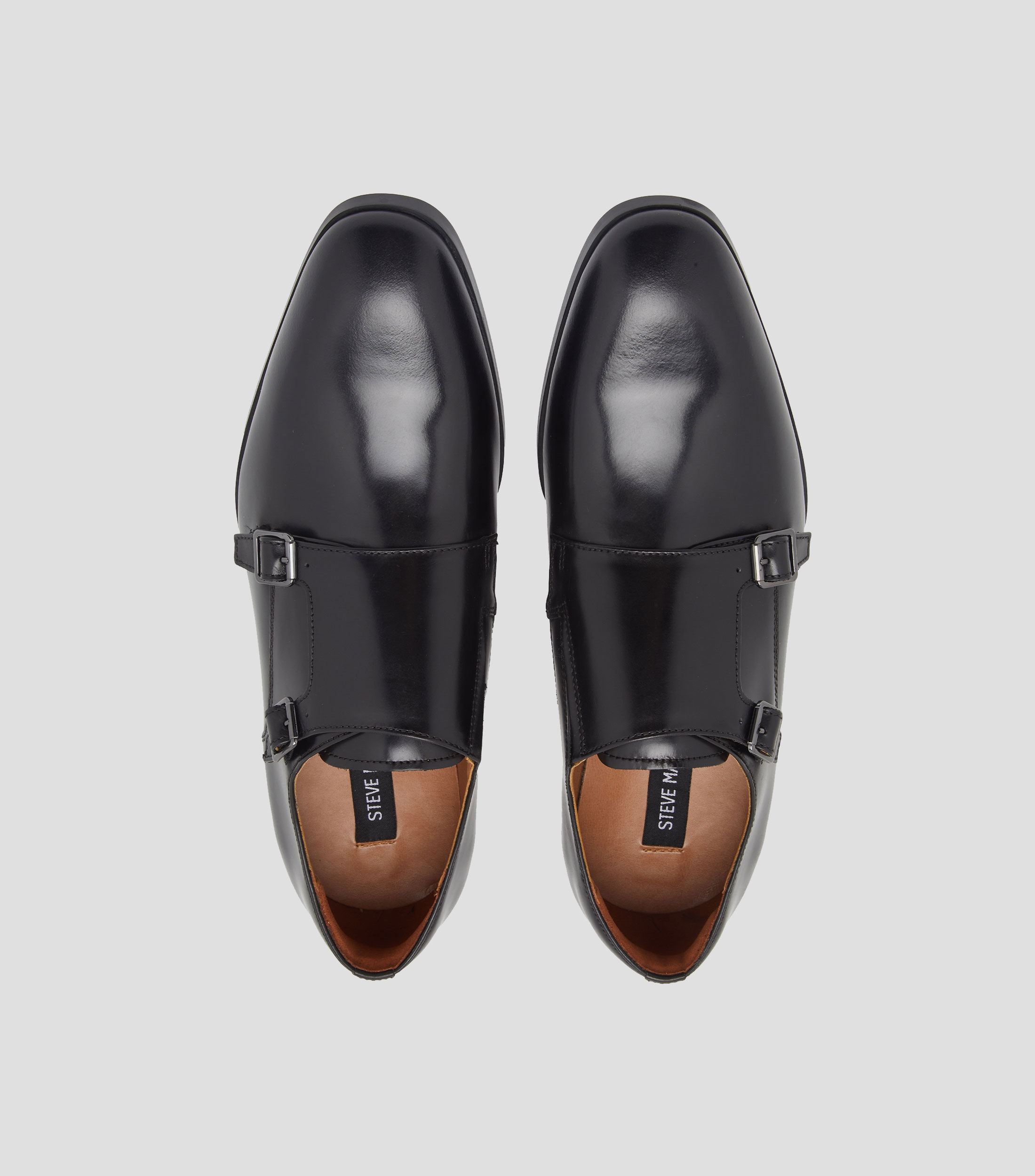 Zapatos Monk en piel Perry Hombre