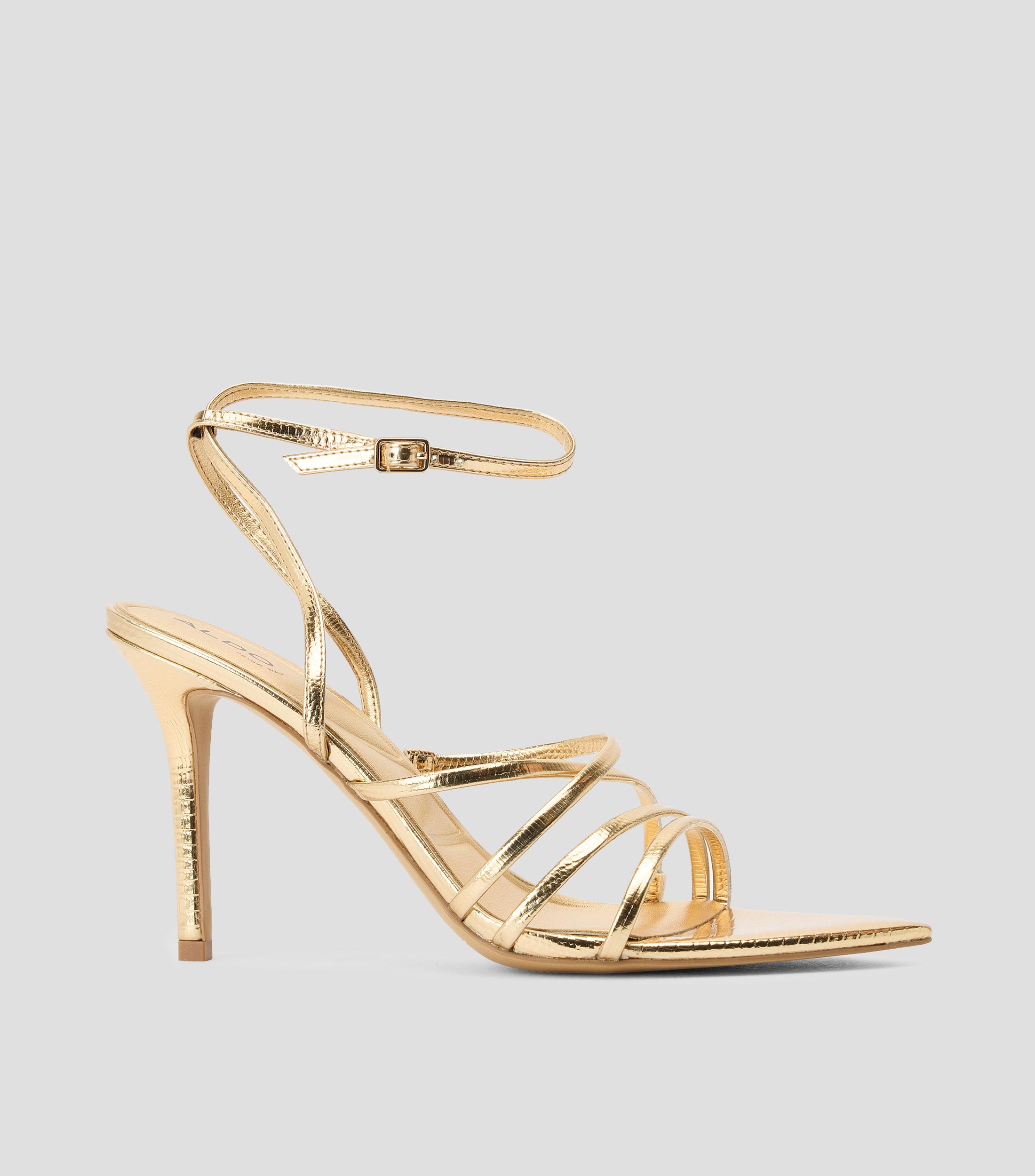 Sandalias con tacón alto de aguja Solania Mujer
