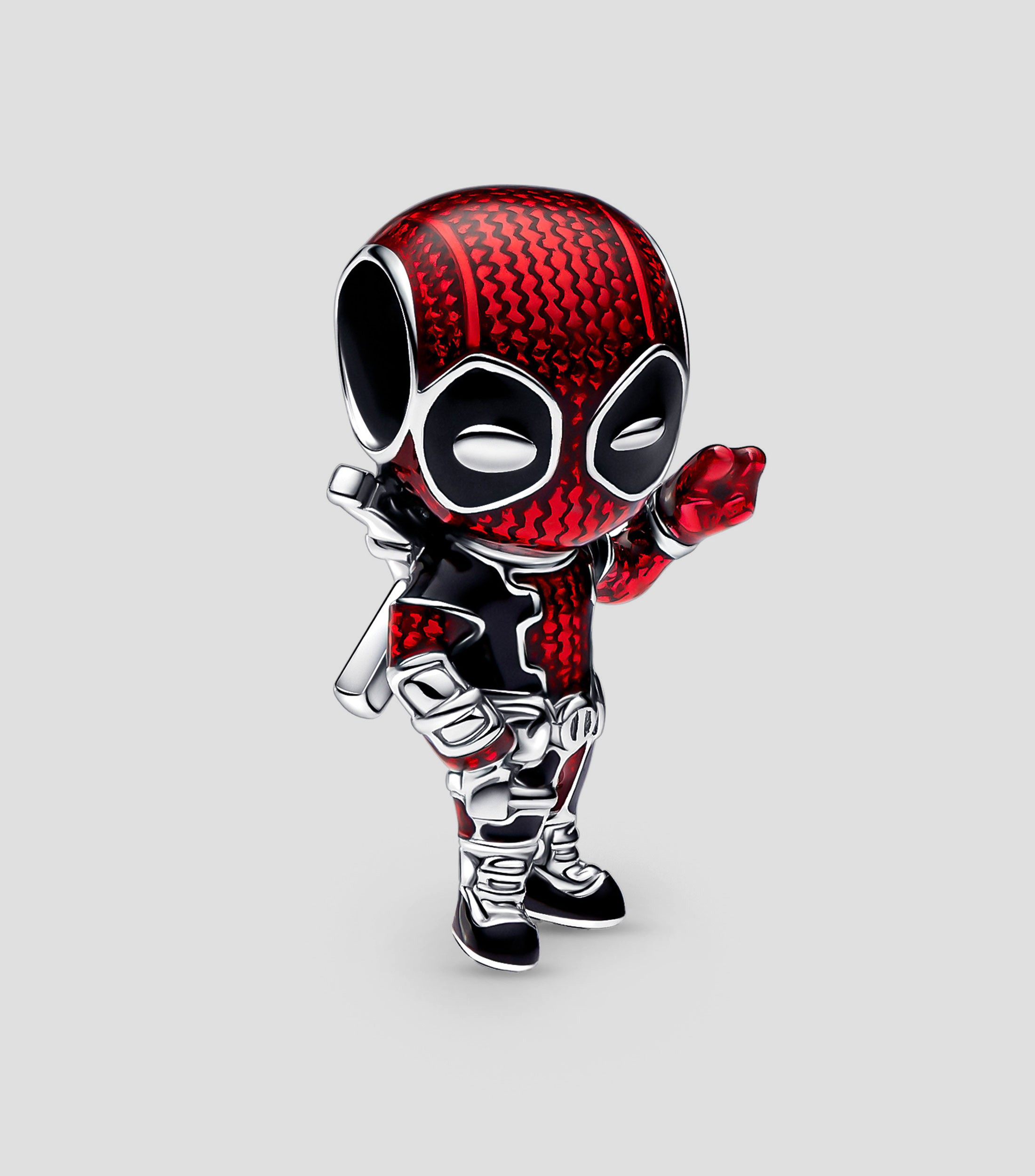 Charm Marvel x Pandora Deadpool en plata Mujer