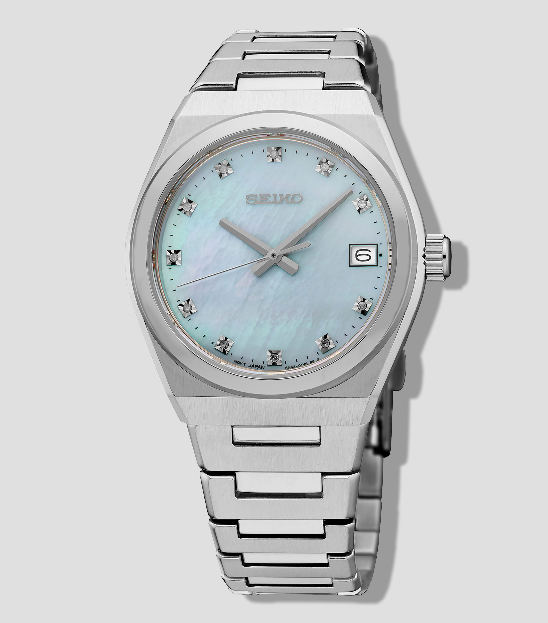 Reloj para Mujer Diamonds Clásico Azul Cielo, Plateado