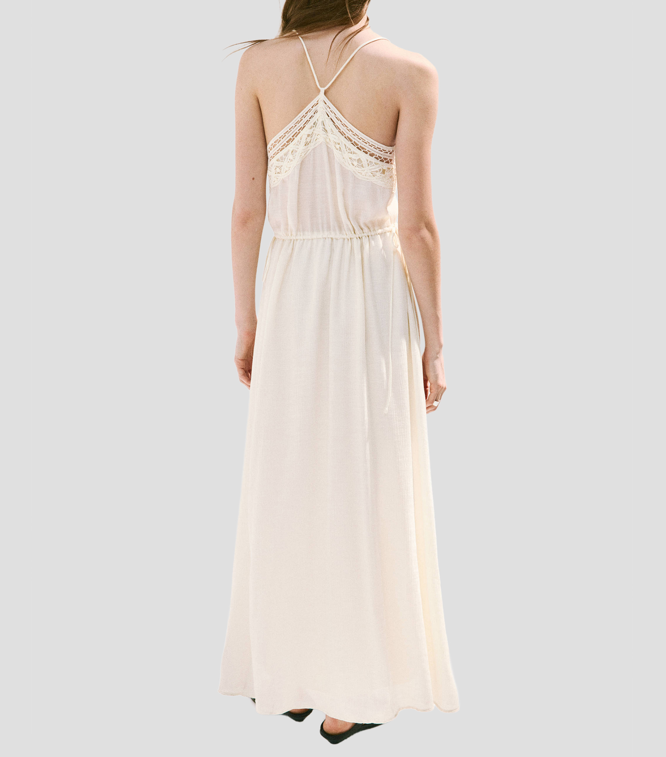 Vestido largo liso Baz Mujer