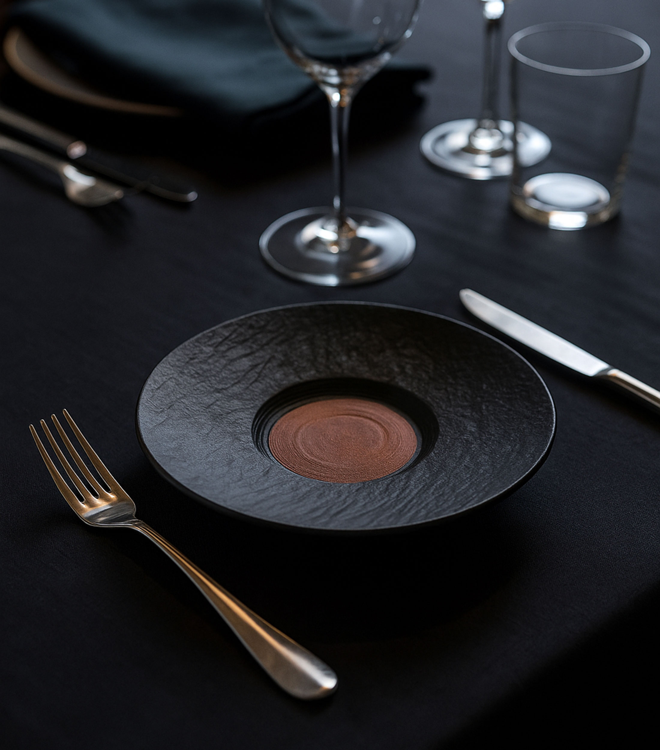 Plato para taza de Moka Man Rock Glow
