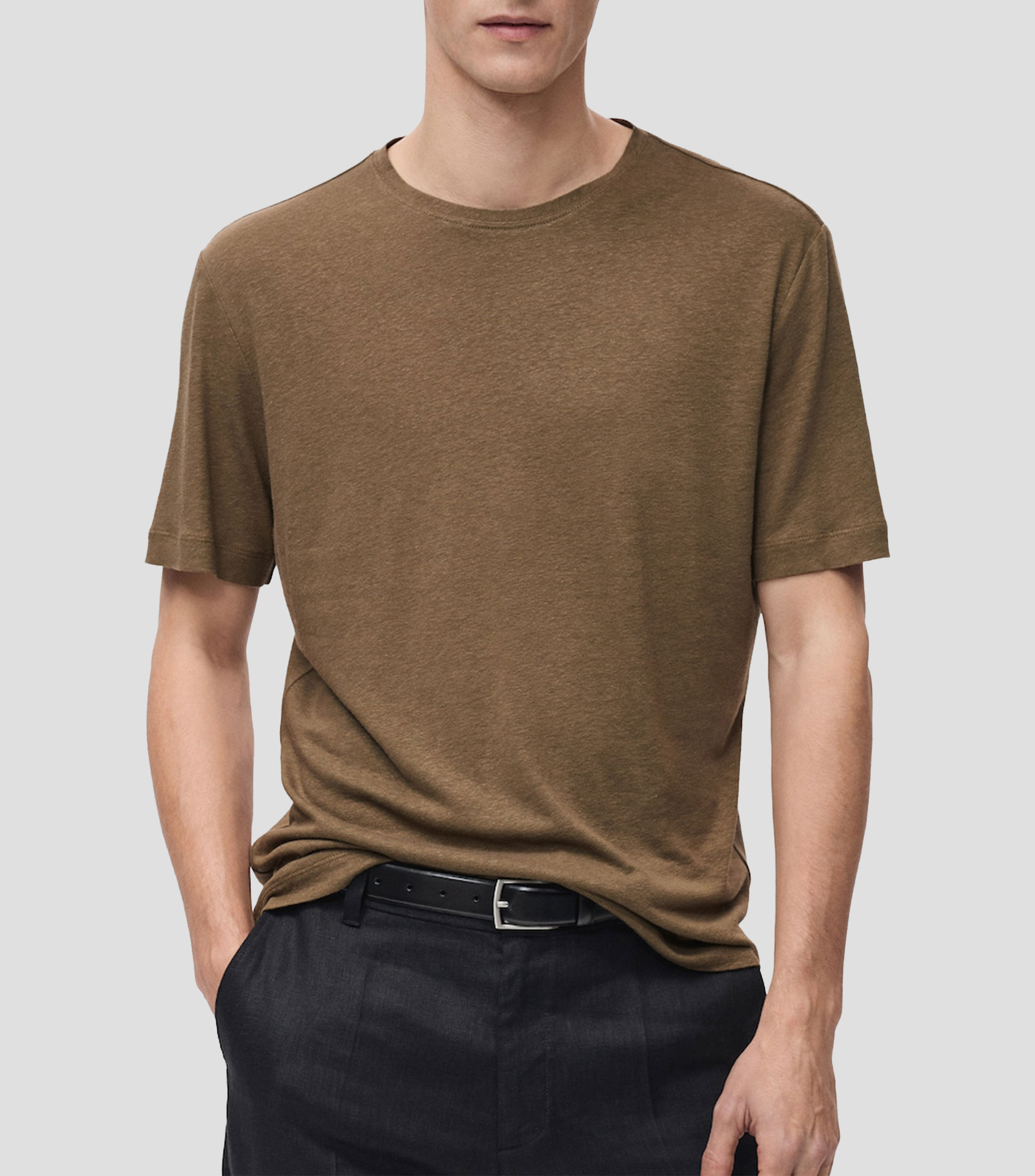 Playera cuello redondo manga corta Hombre