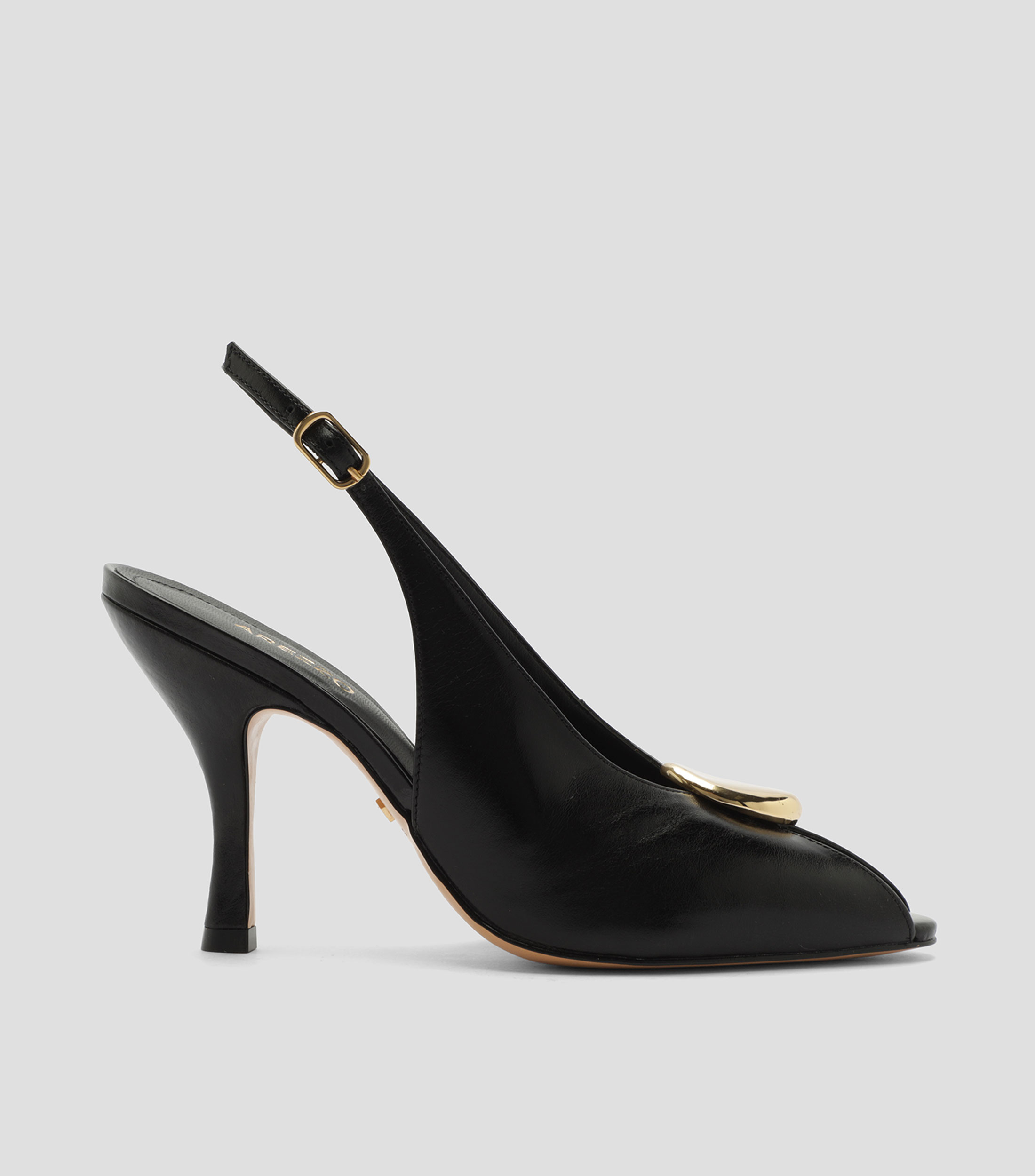 Zapatillas Slingback con tacón alto delgado Mujer