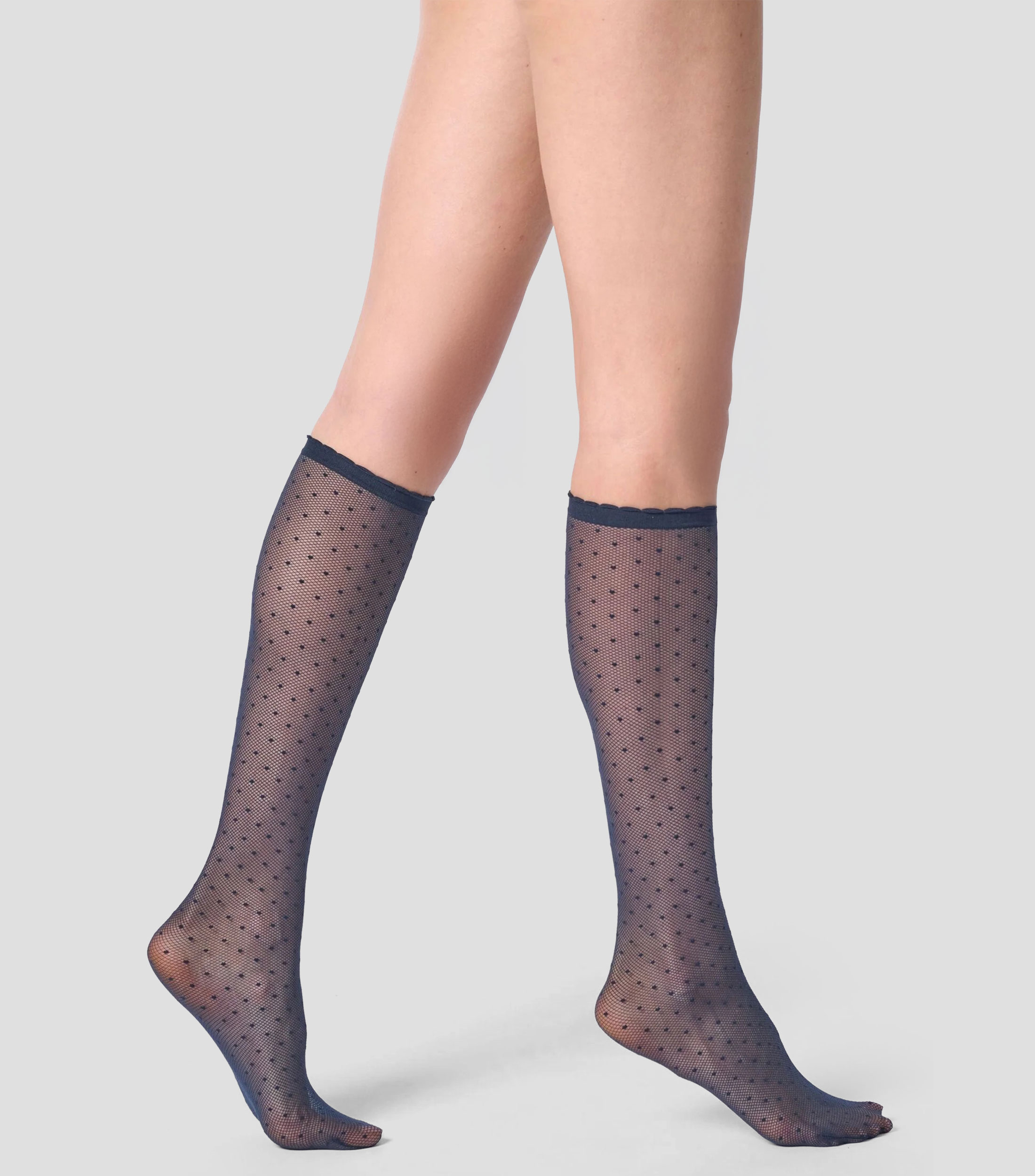 Medias con polkadots Mujer