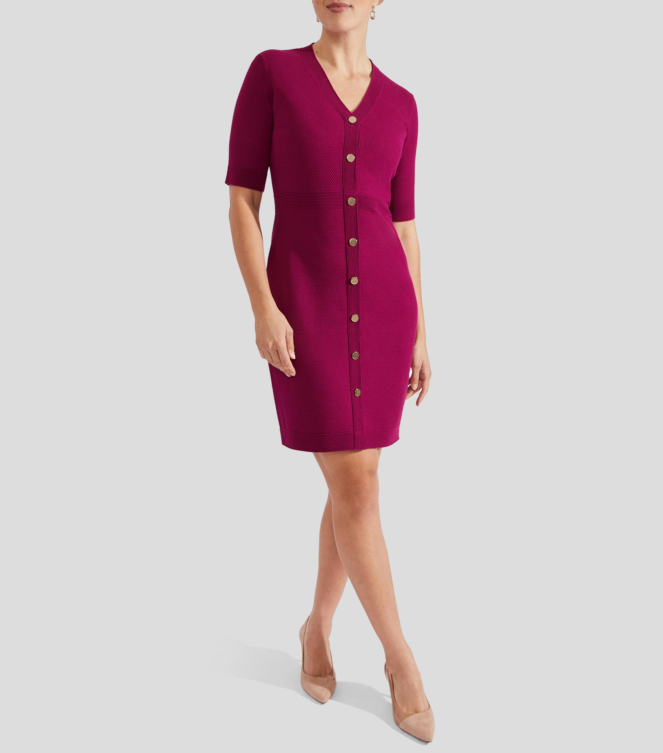 Vestido corto liso Marianne Mujer