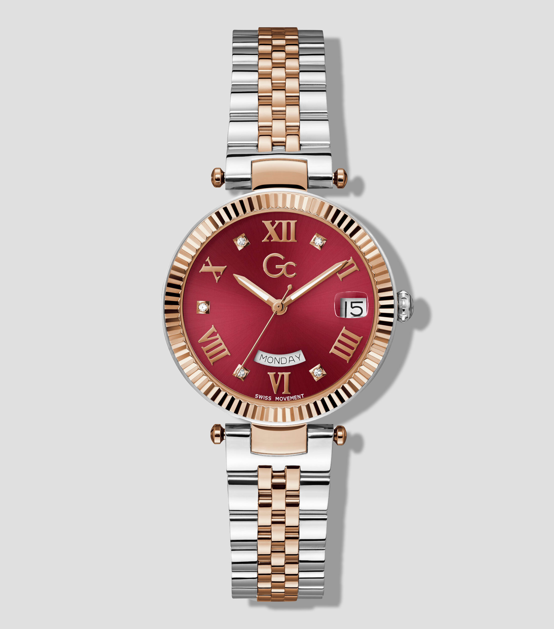 Reloj para Mujer casual Flair plateado, dorado