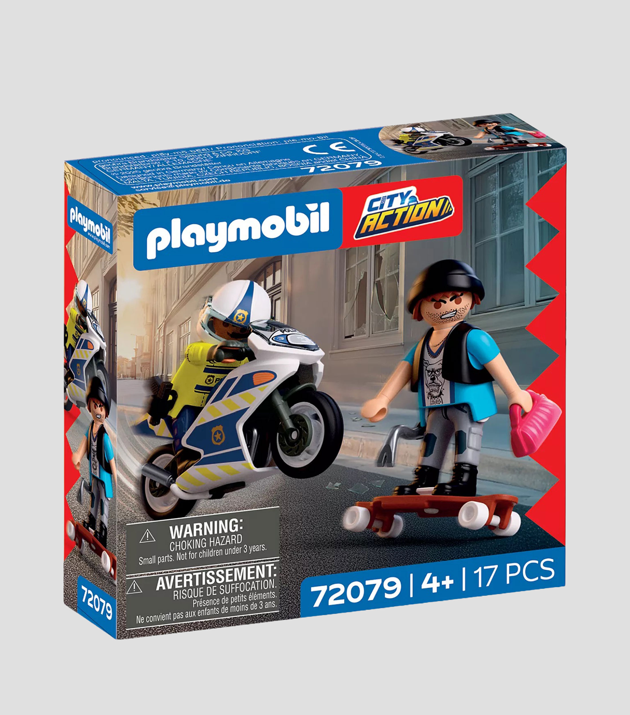 Playset Persecución en moto