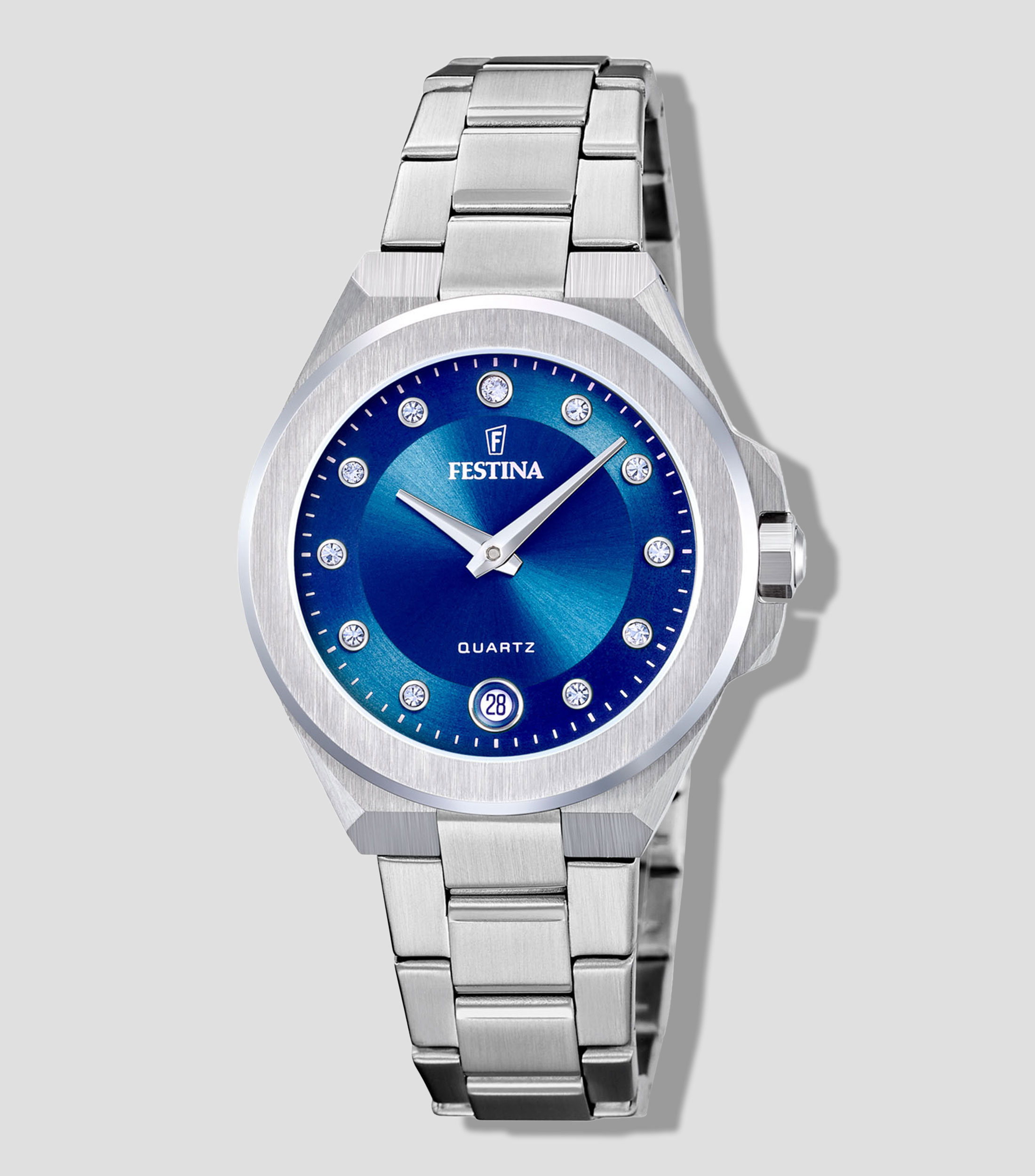 Reloj para Mujer Mademoiselle De Vestir Azul, Plateado