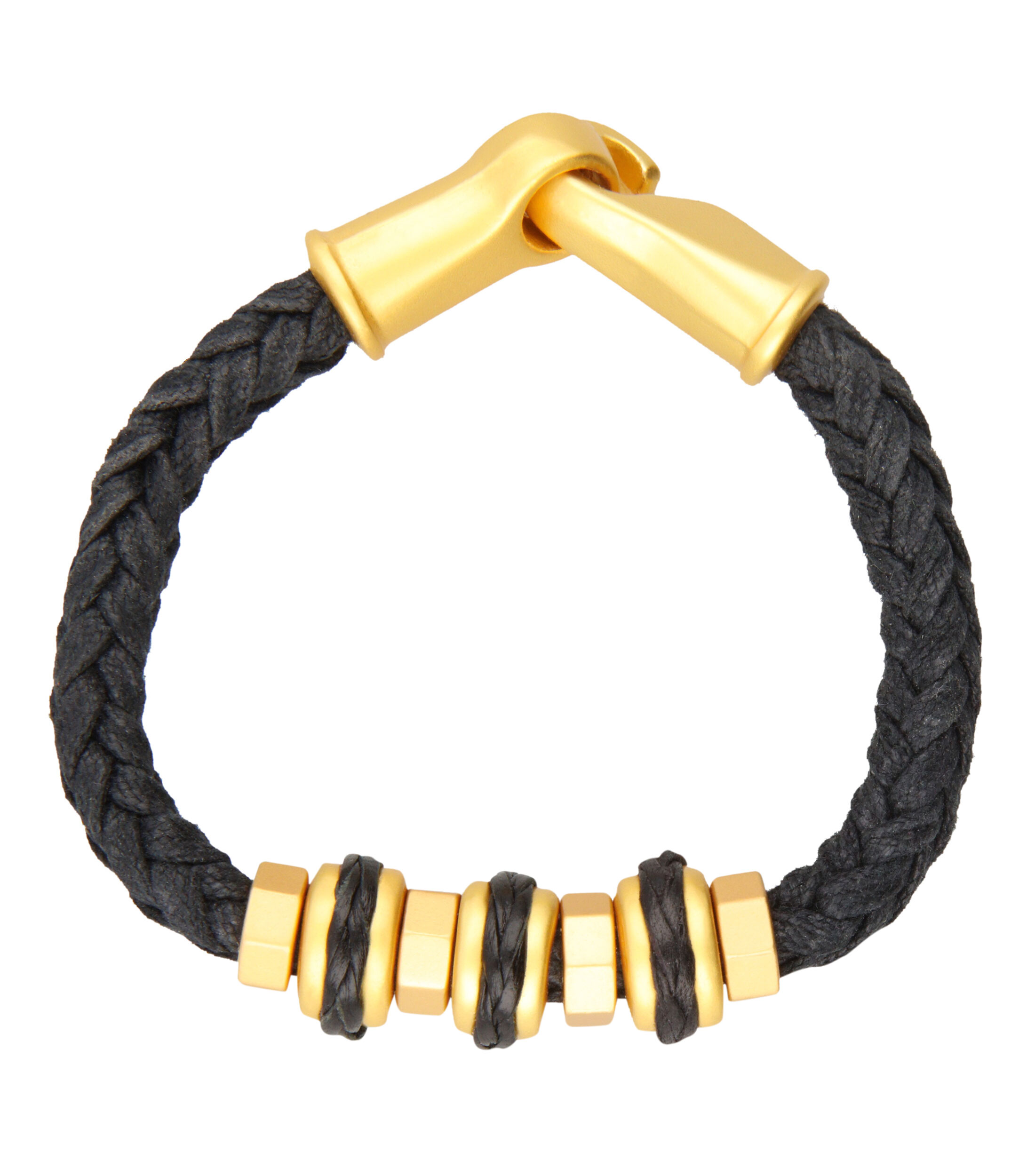 Brazalete Negro con Barriles Mujer