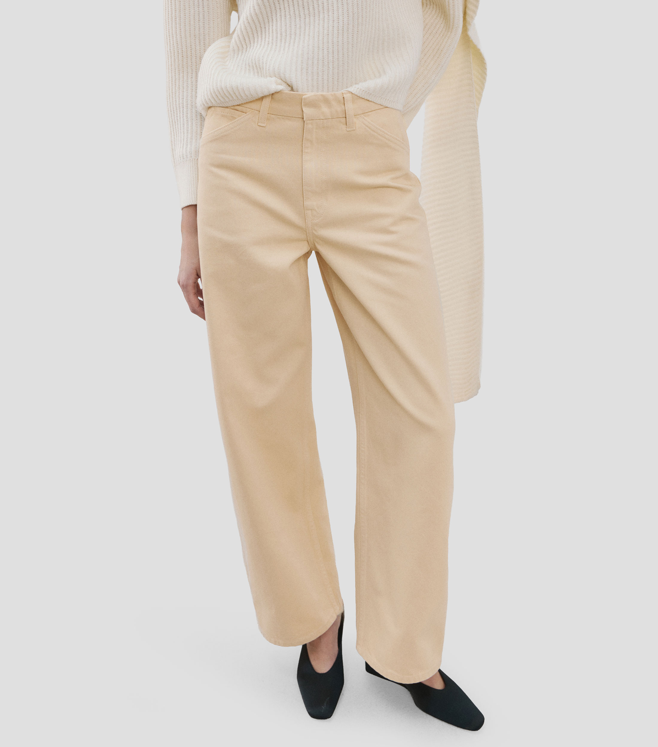 Jeans de corte amplio Mujer