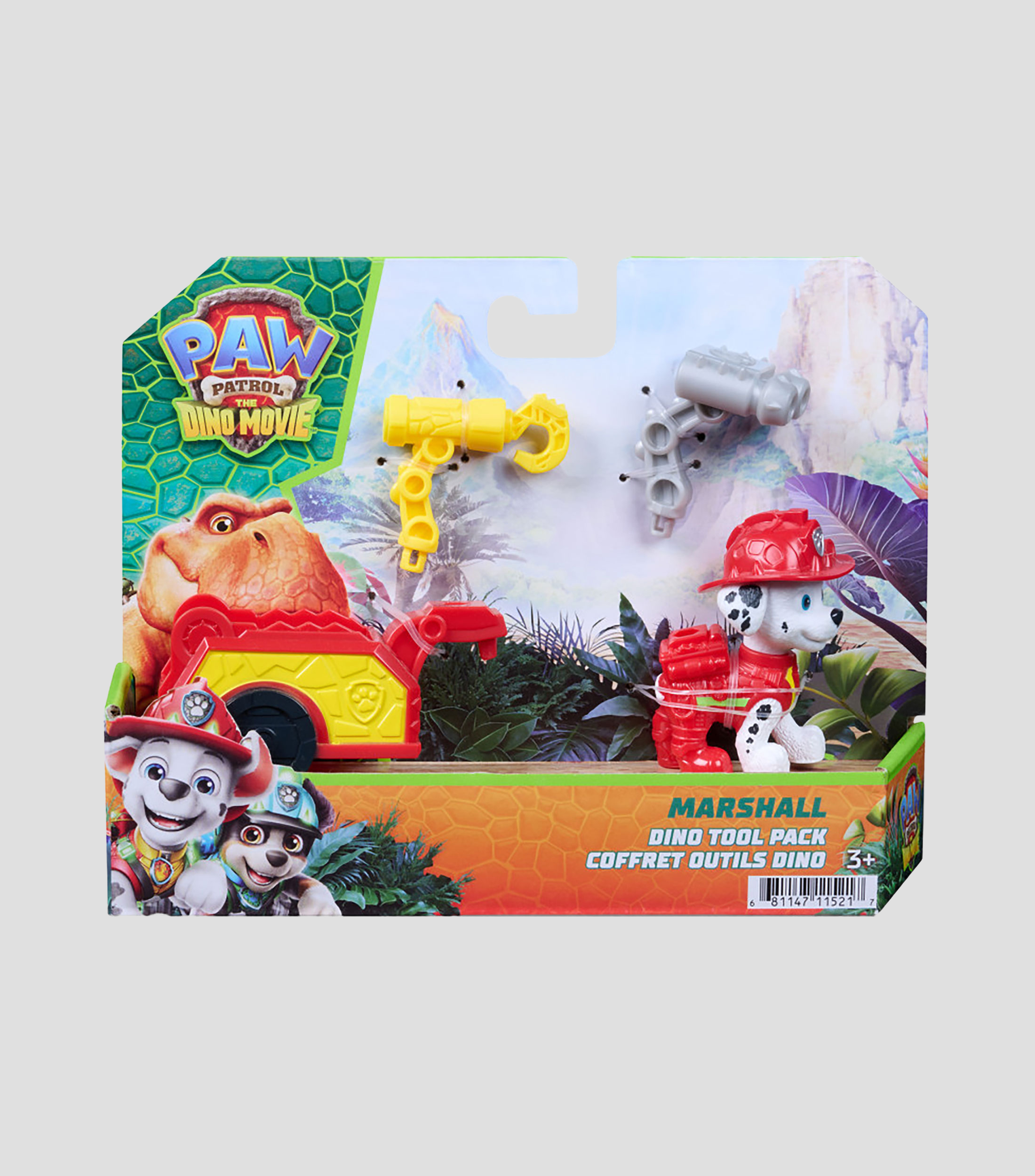 Figuras Dino herramientas Marshall Paw Patrol