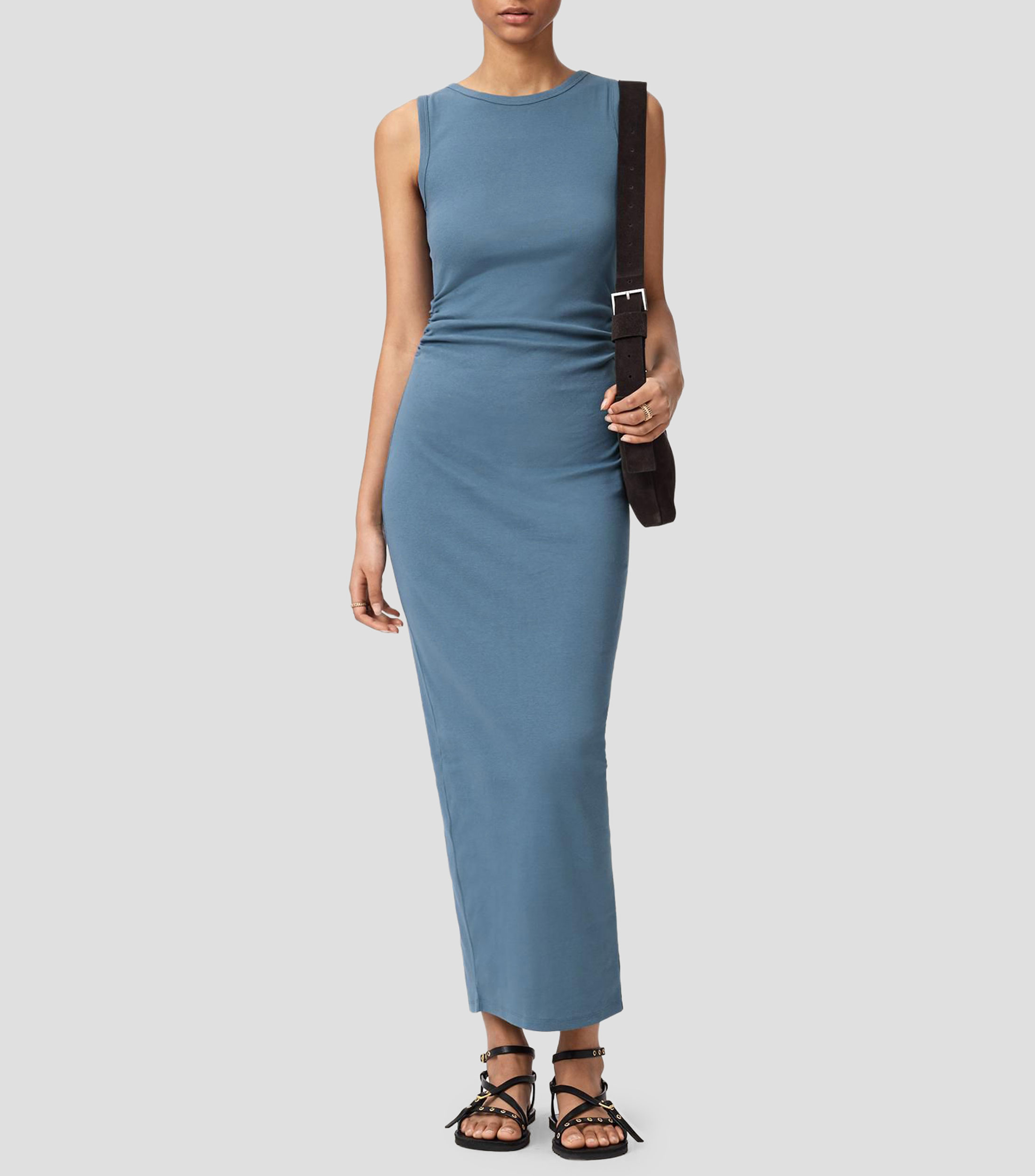 Vestido largo liso Katarina Mujer