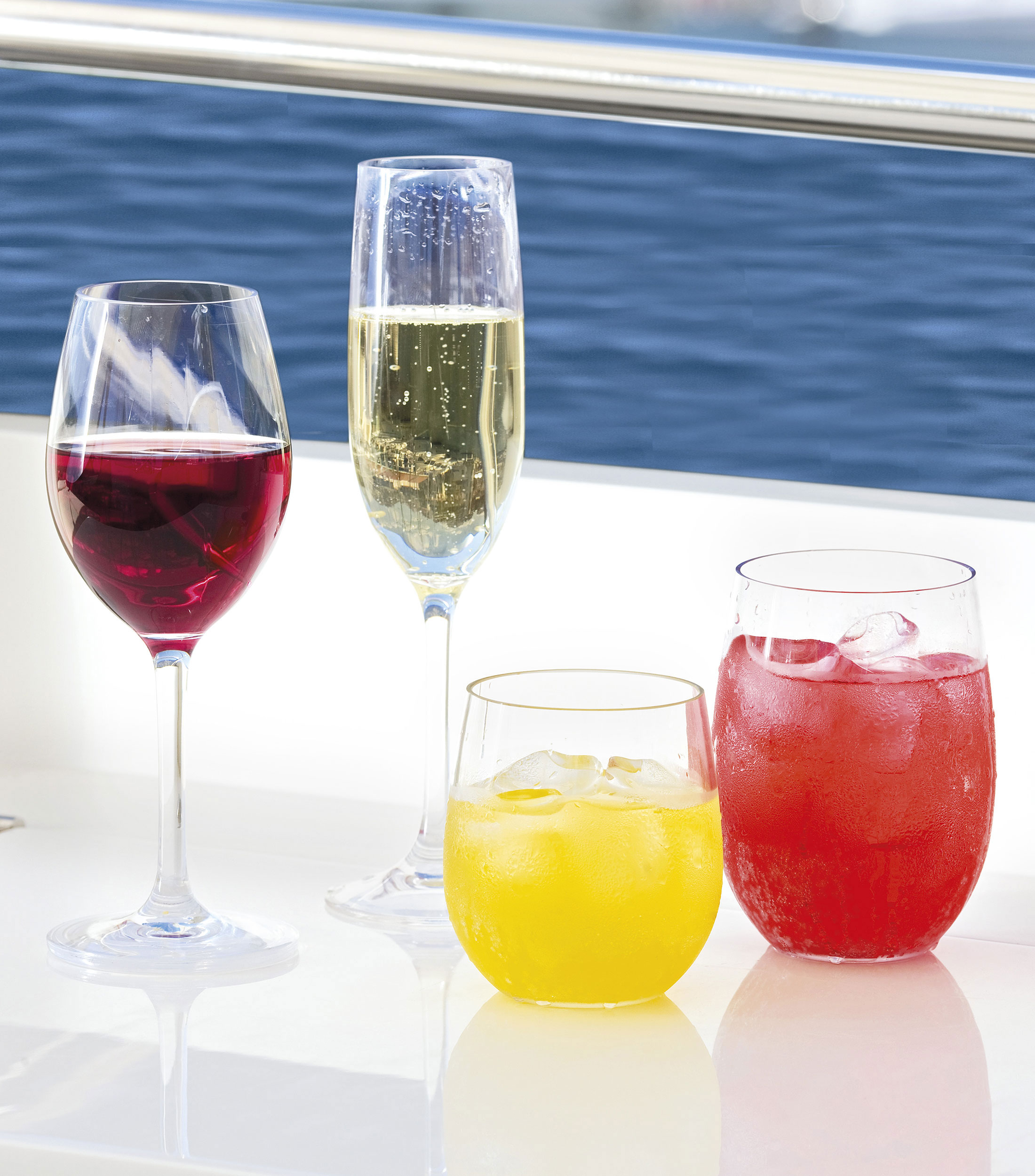 Set 6 Copas para Champagne Party Clear