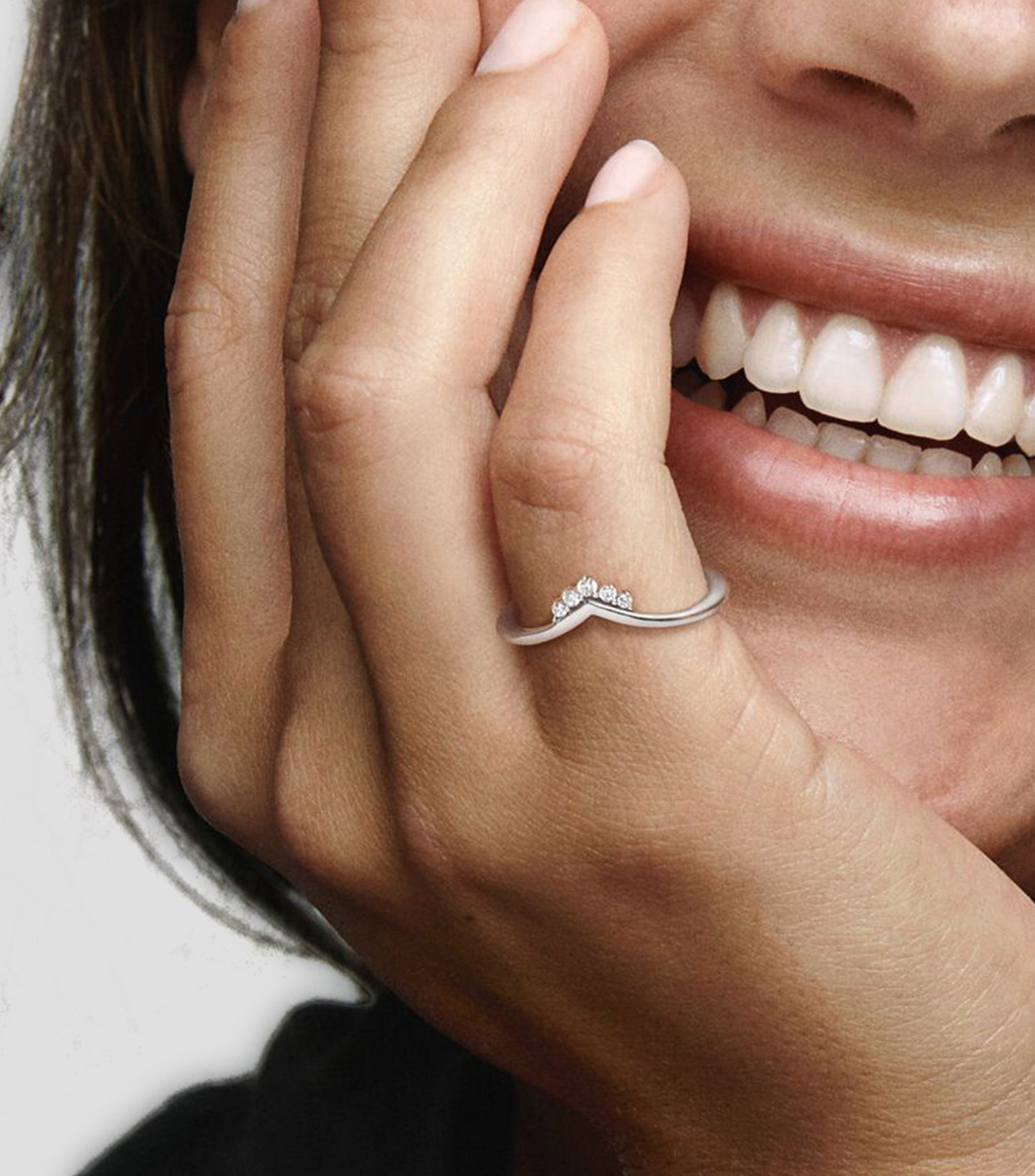 Anillo en plata Tiara con zirconia cúbica Mujer Talla: 54