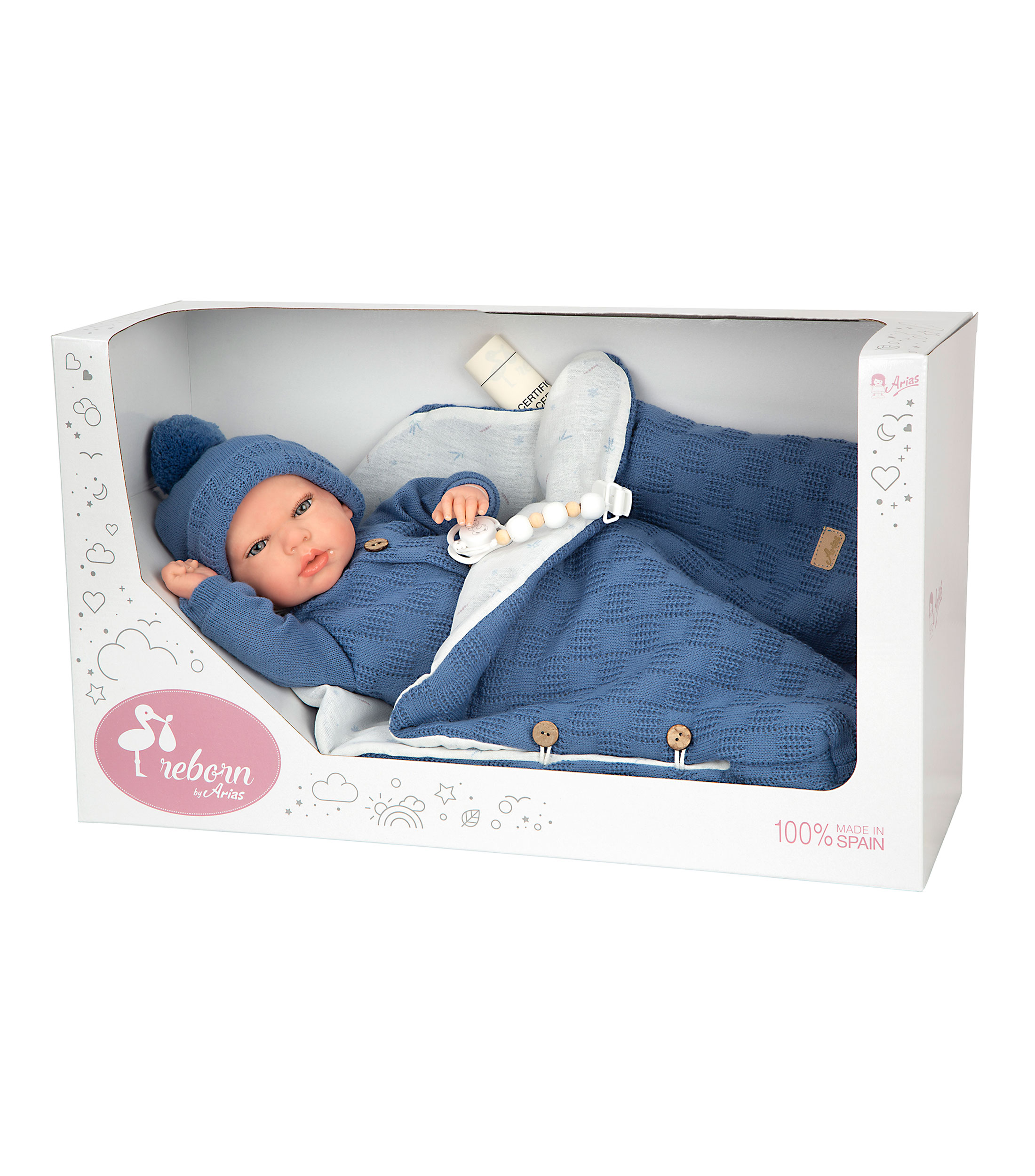 Muñeca Reborn Ariel Rosa 40 cm