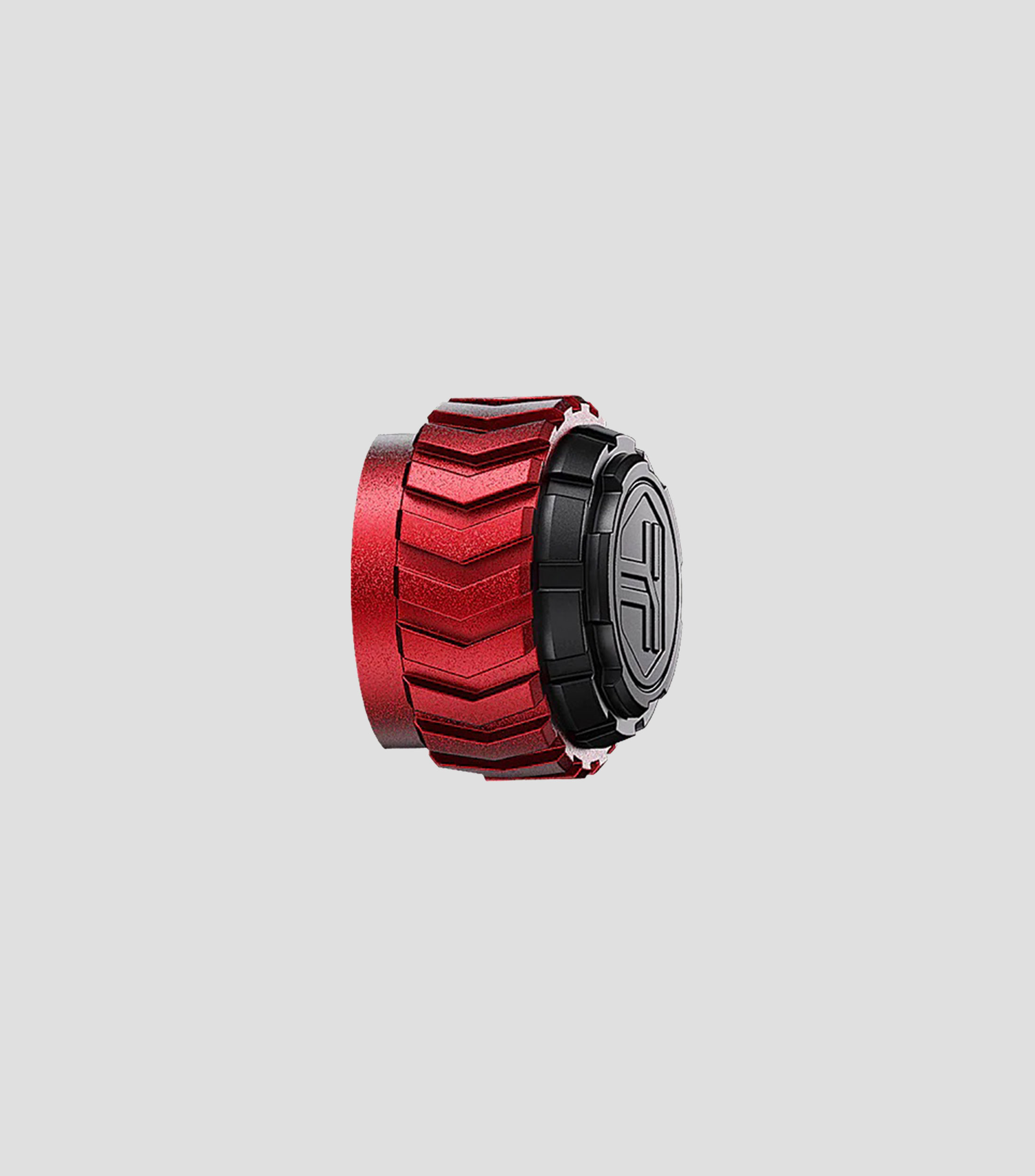 Corona intercambiable para reloj Dark Matter en acero inoxidable roja