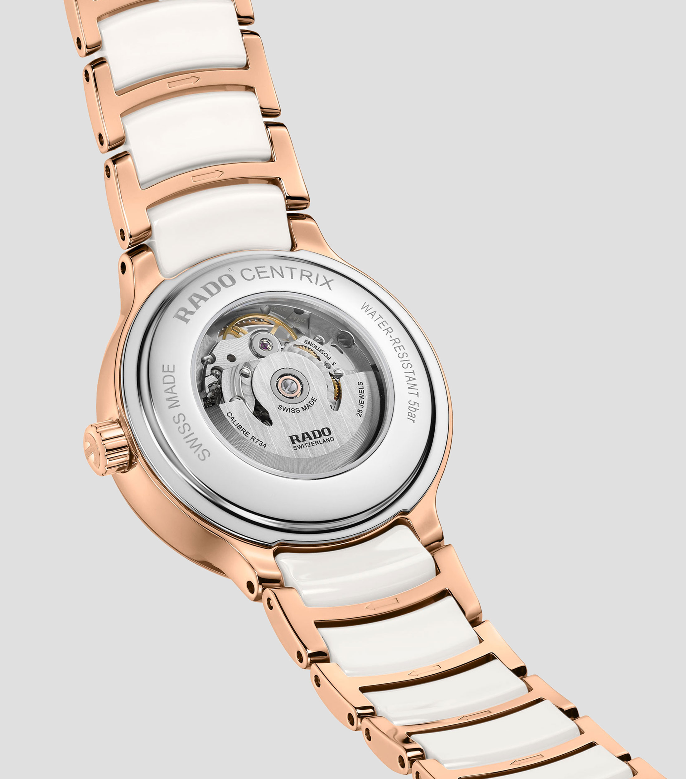 Reloj para Mujer Centrix Automatic Diamonds de Vestir, Blanco
