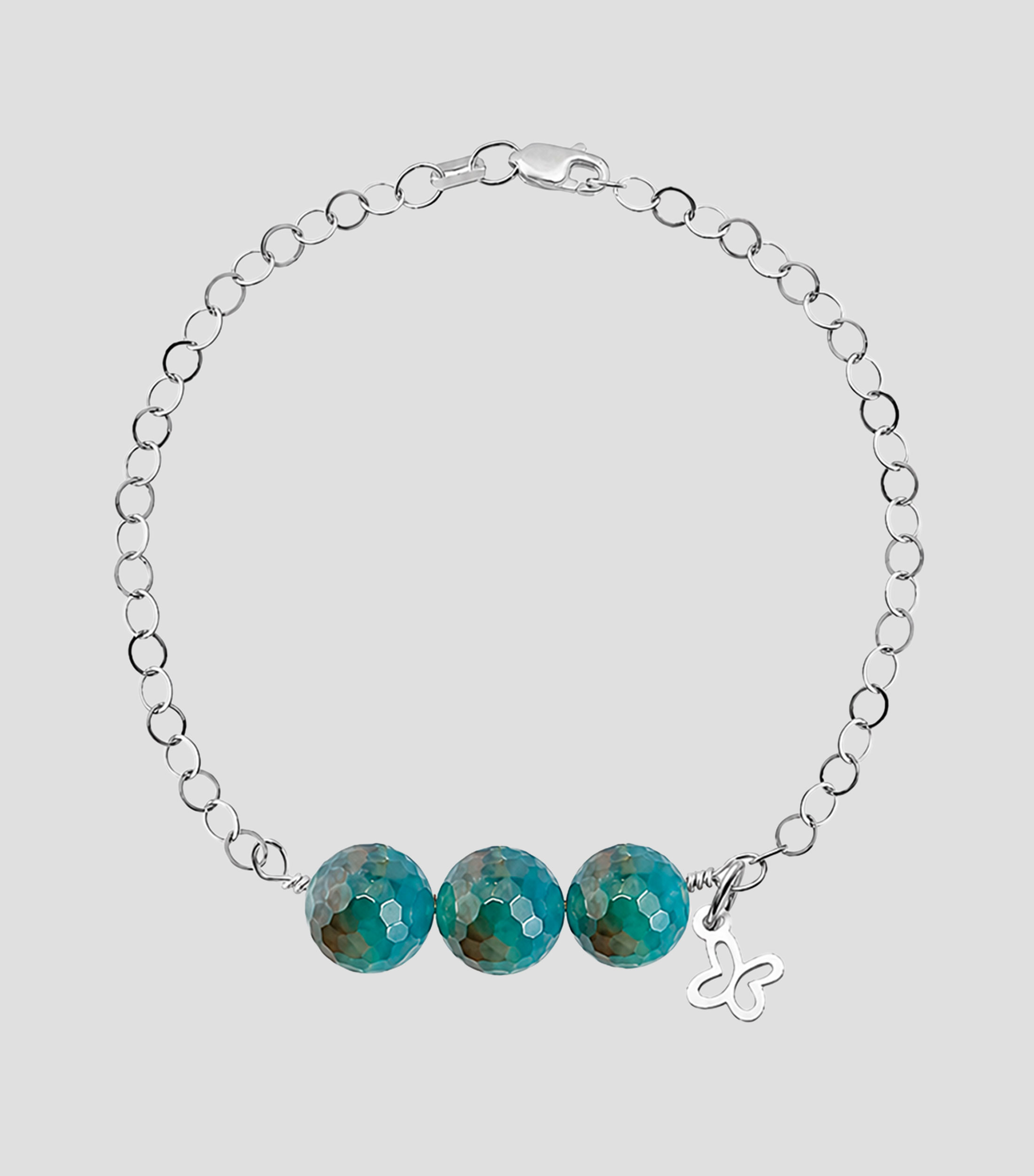 Pulsera en Plata .925 Mariposa Mujer