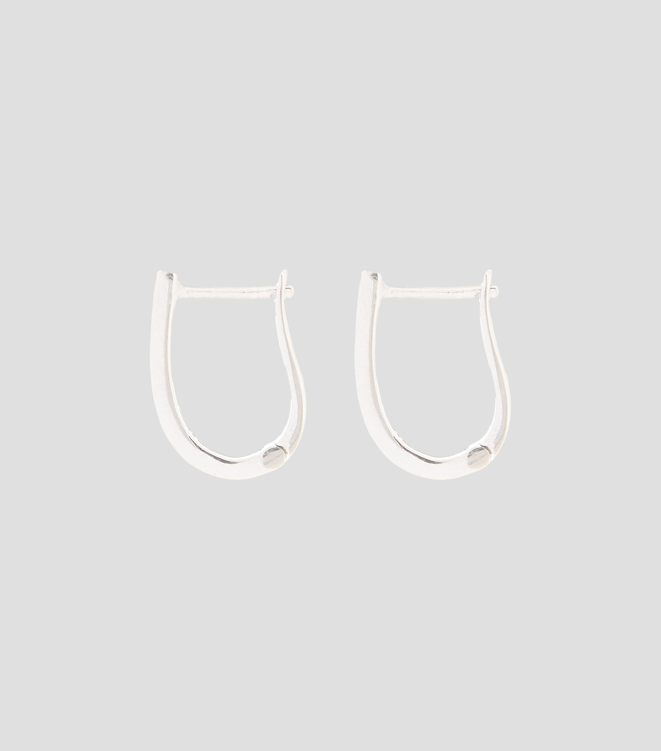 Aretes en oro blanco de 14 Kts Mujer