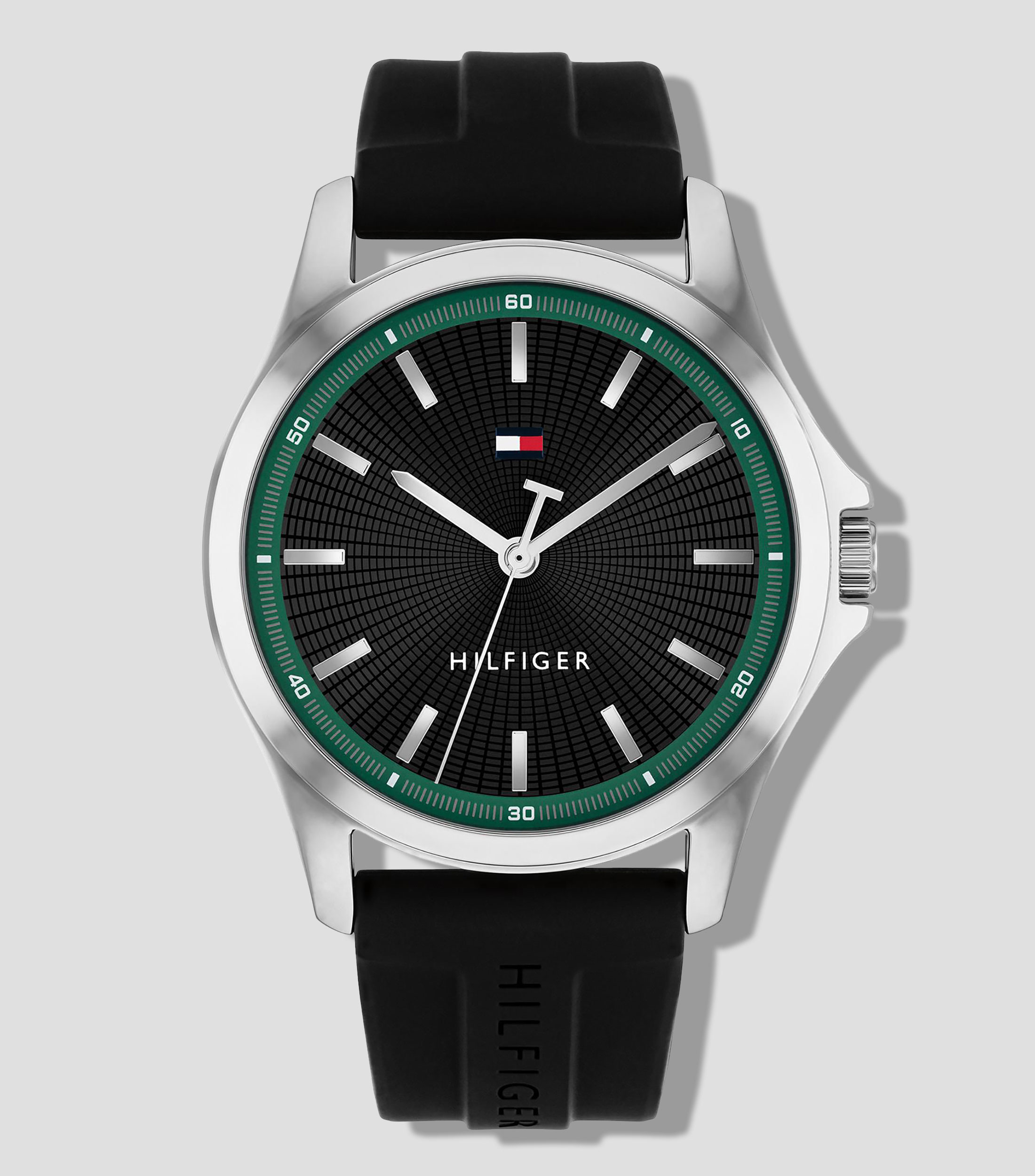 Reloj para Hombre Bruce Casual Plateado, Negro