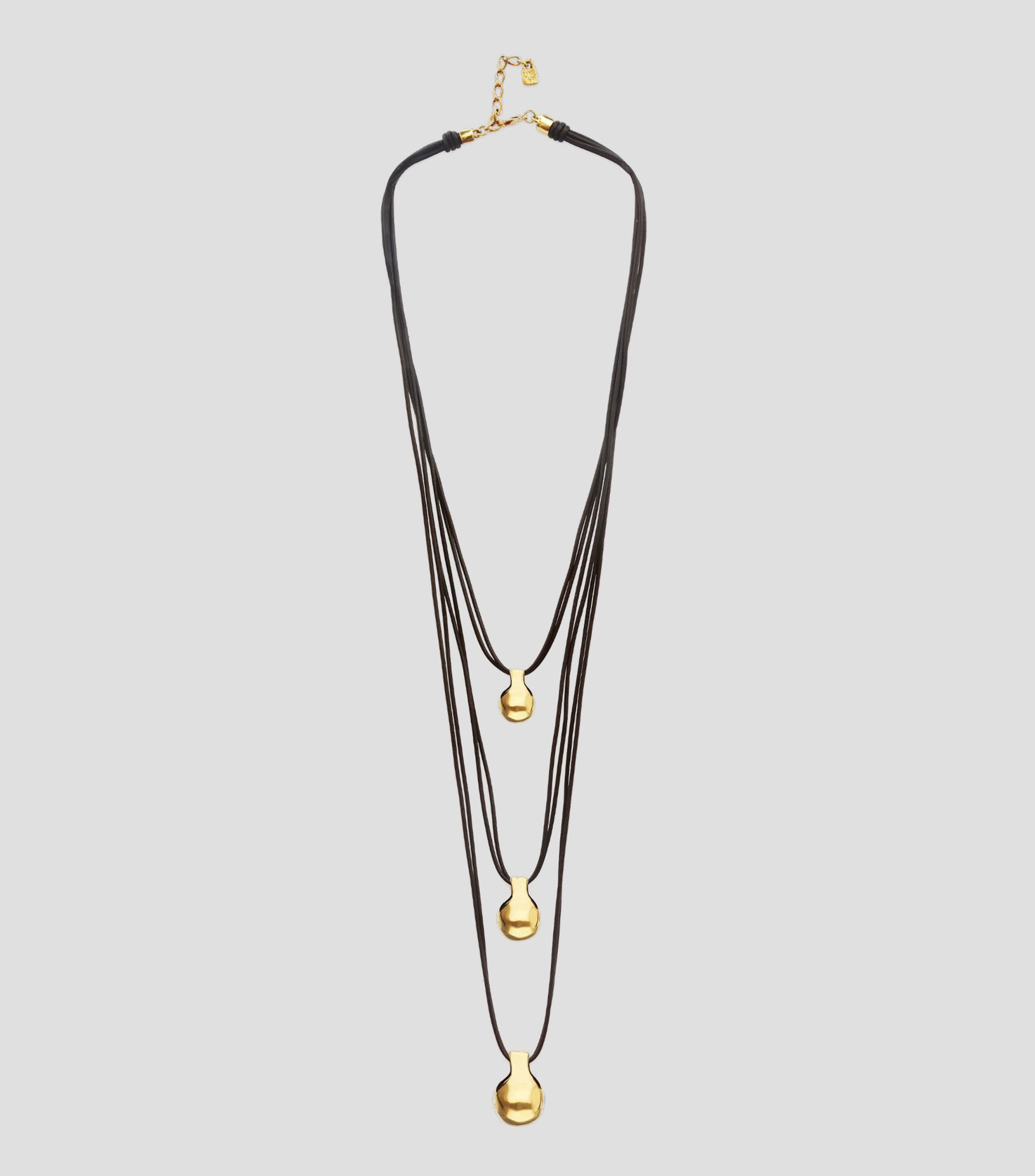 Collar Triple 3 Esferas Gravedad Mujer