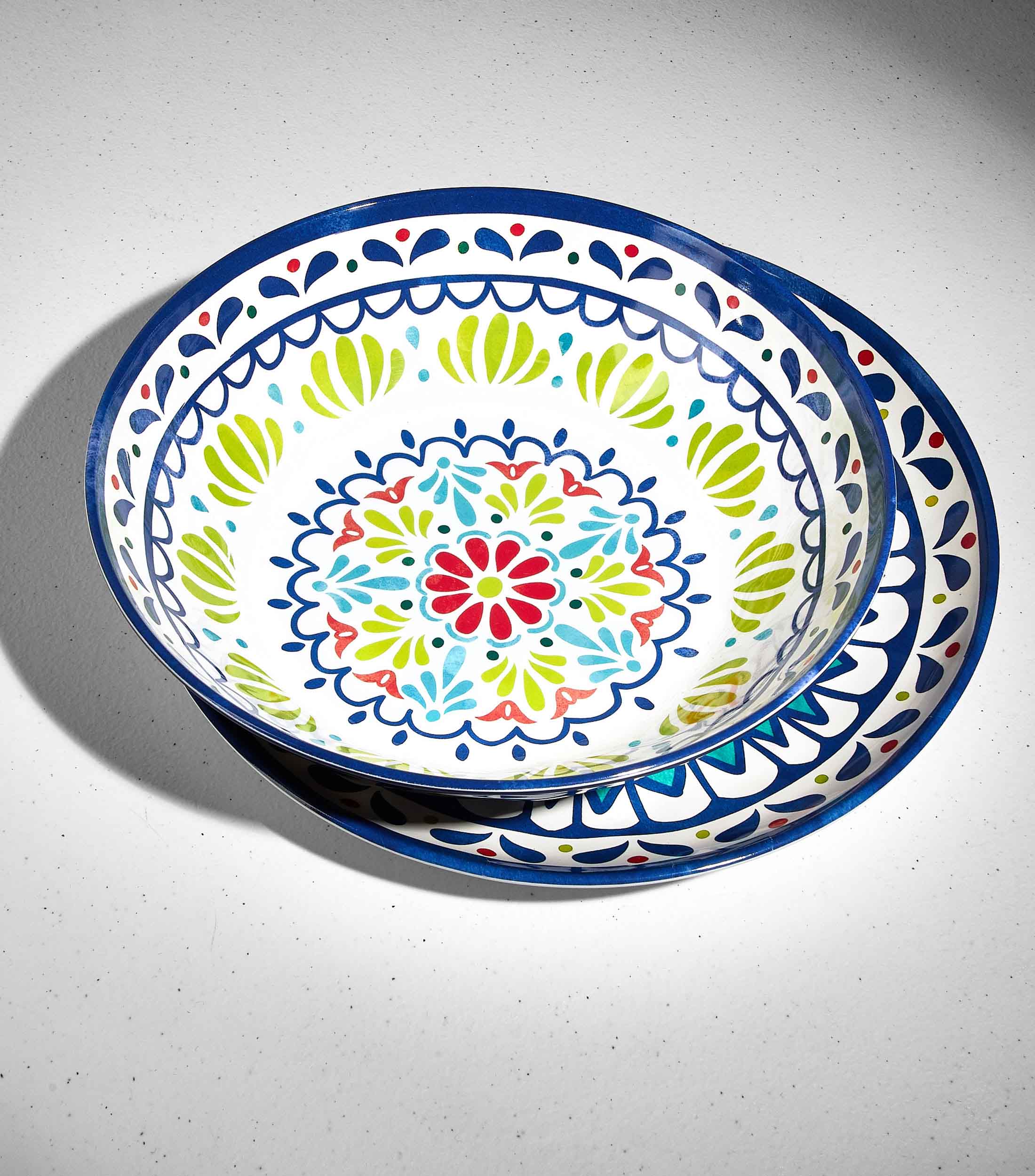 Plato sopero estampado