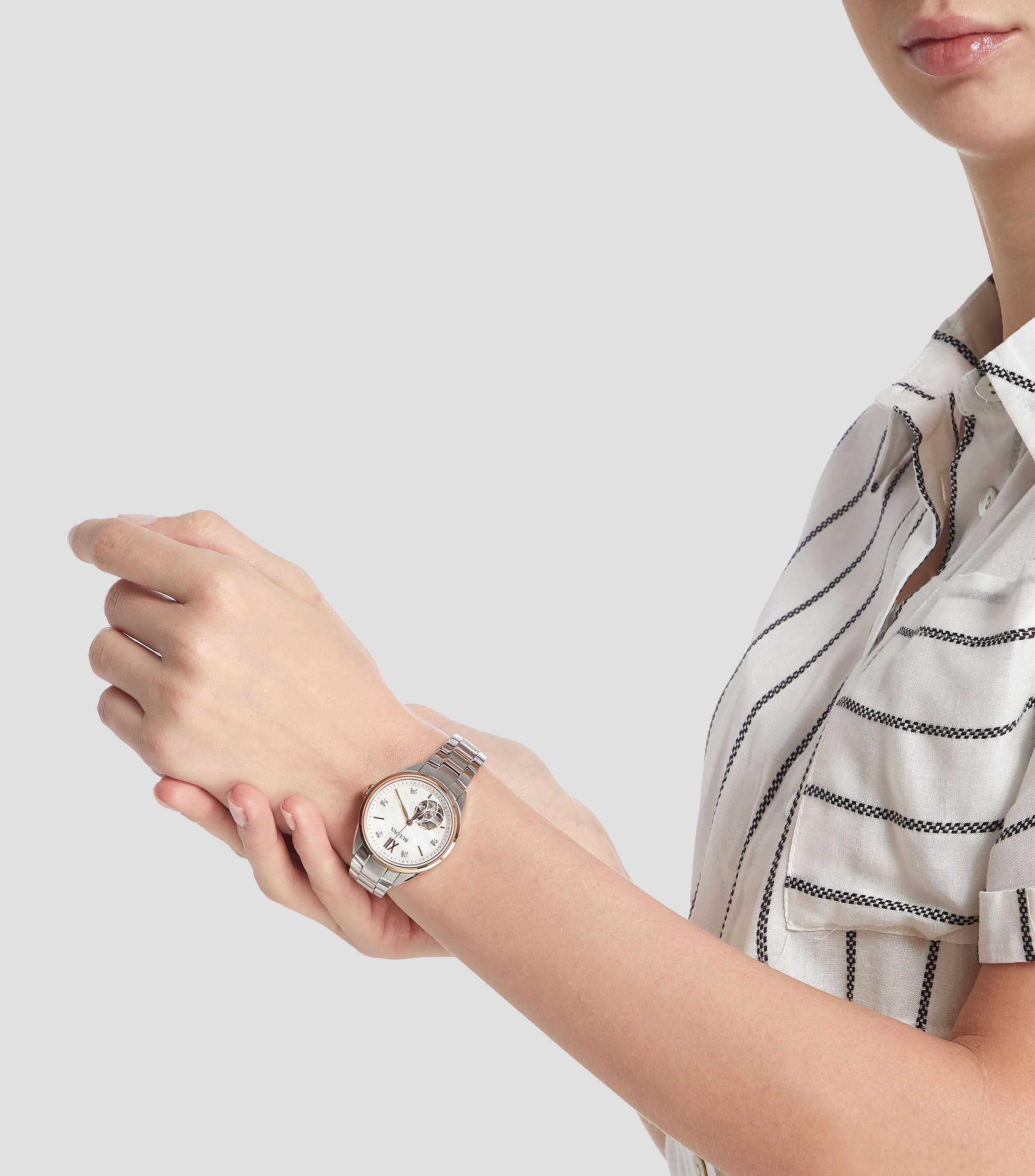 Reloj para Mujer Sutton De Vestir, plata, oro rosa