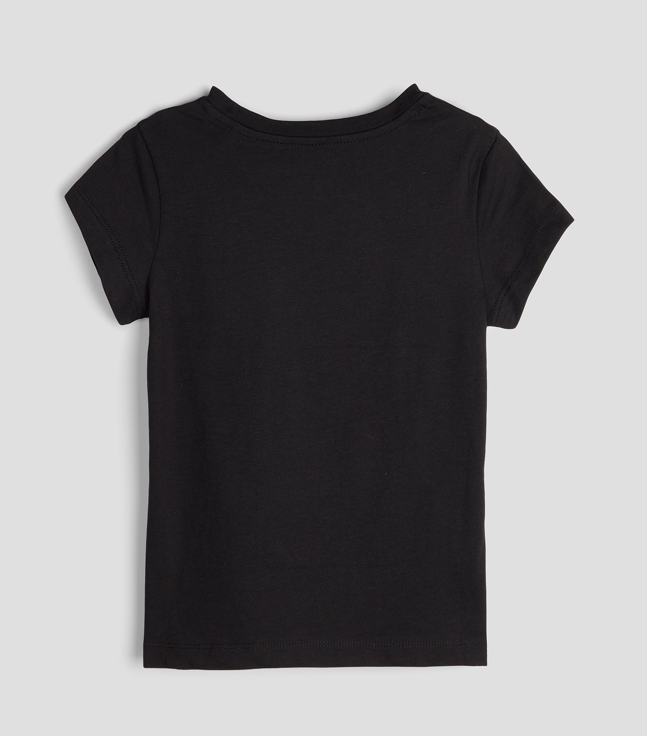Playera cuello redondo manga corta lisa Niña