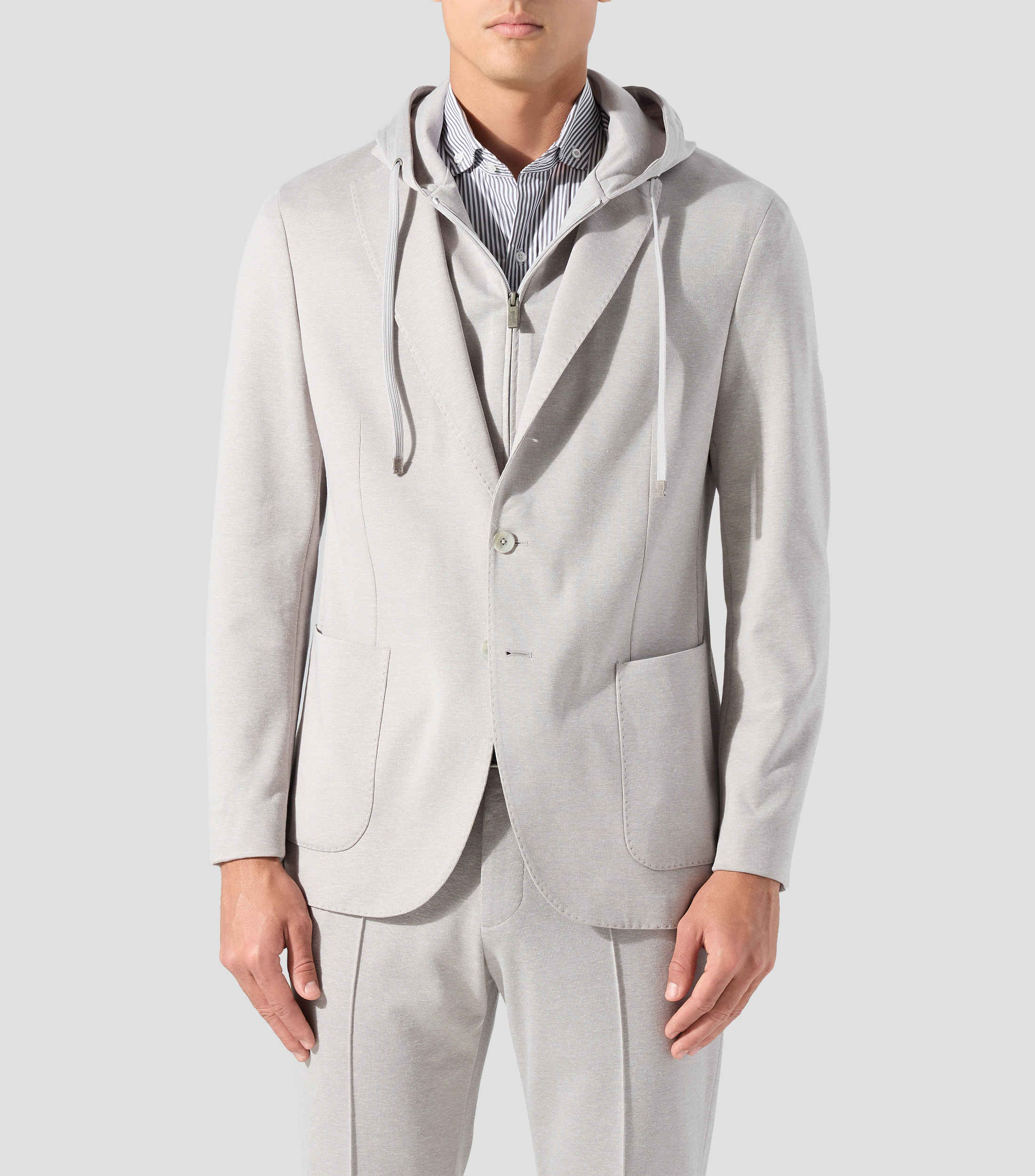 Saco con capucha Hombre