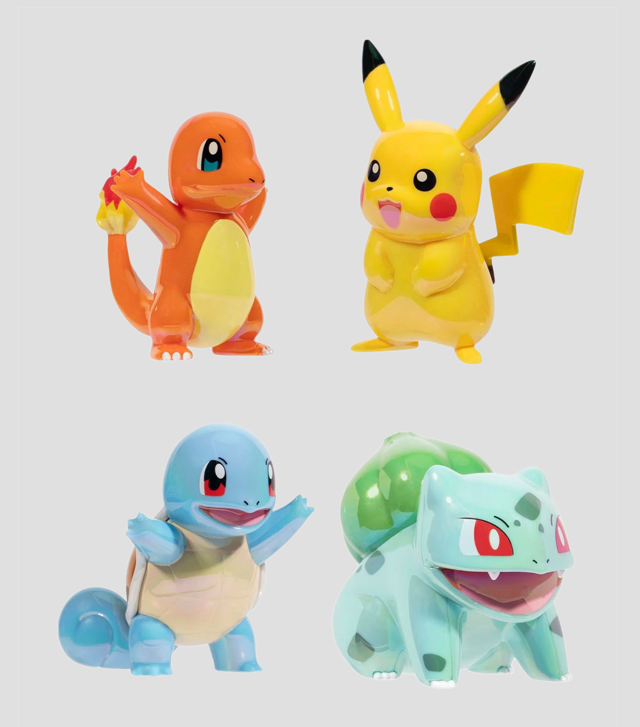 Set 4 Figuras Select Iridi Pokémon