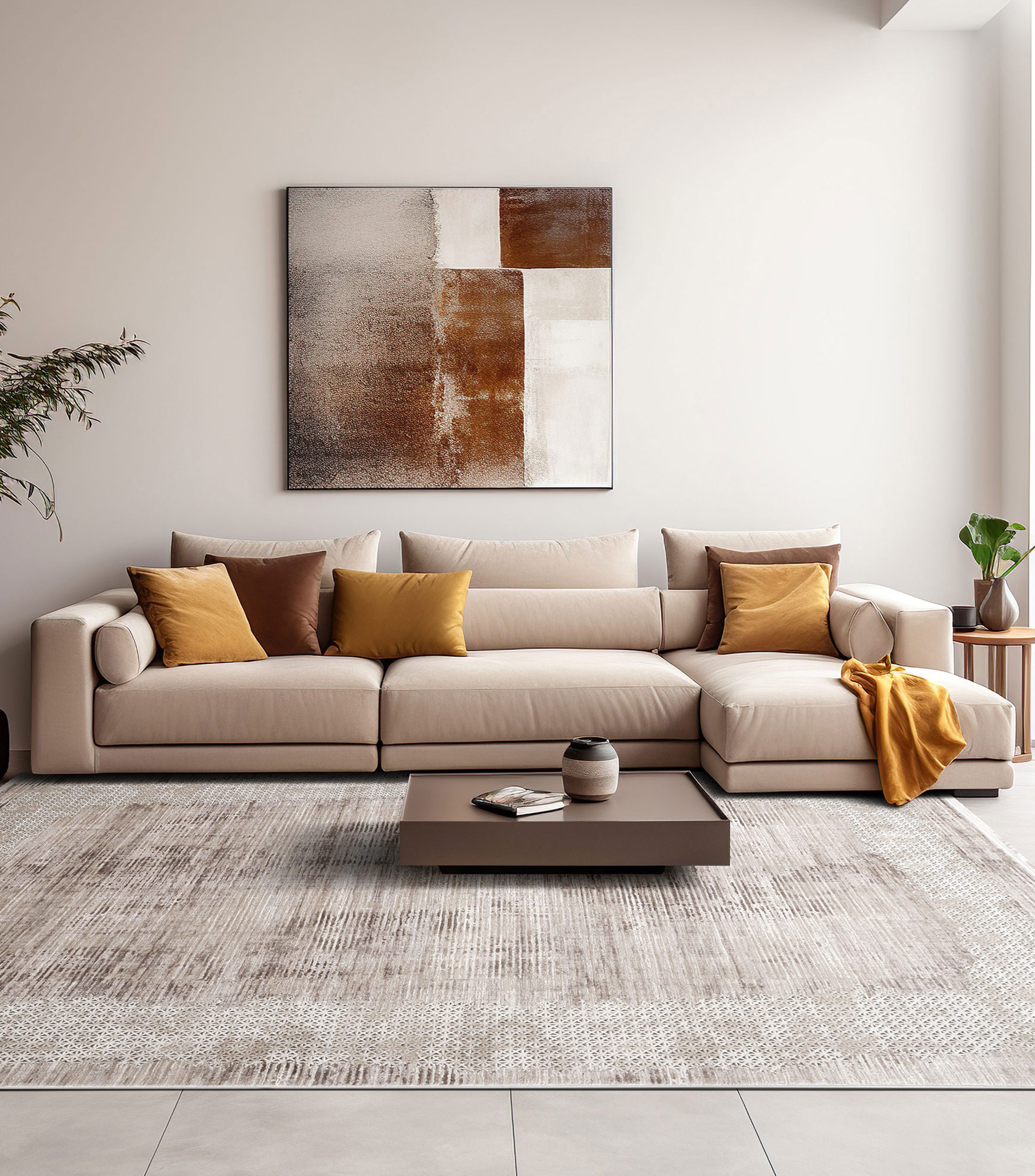 Tapete decorativo Enova en viscosa 290 x 200 cm
