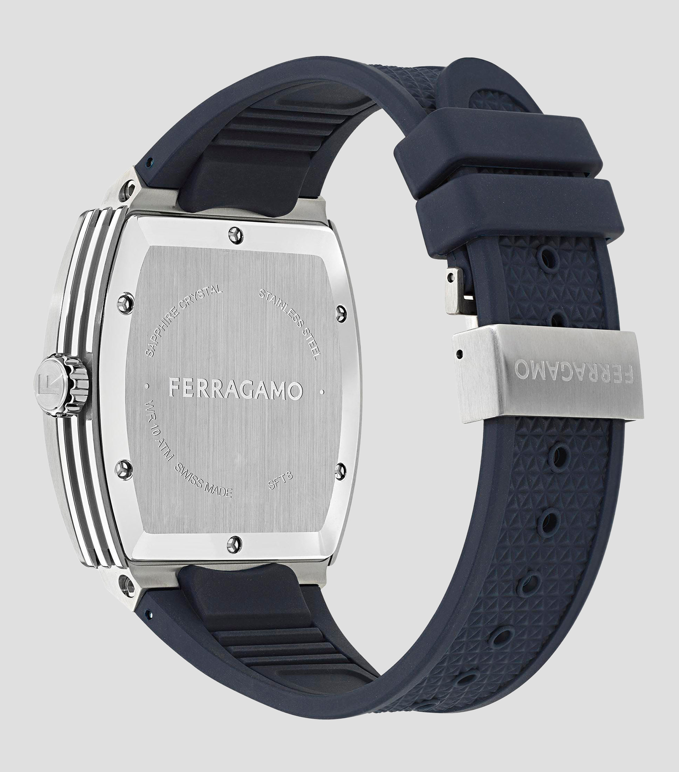 Reloj para Hombre Ferragamo F-80 Tonneau azul