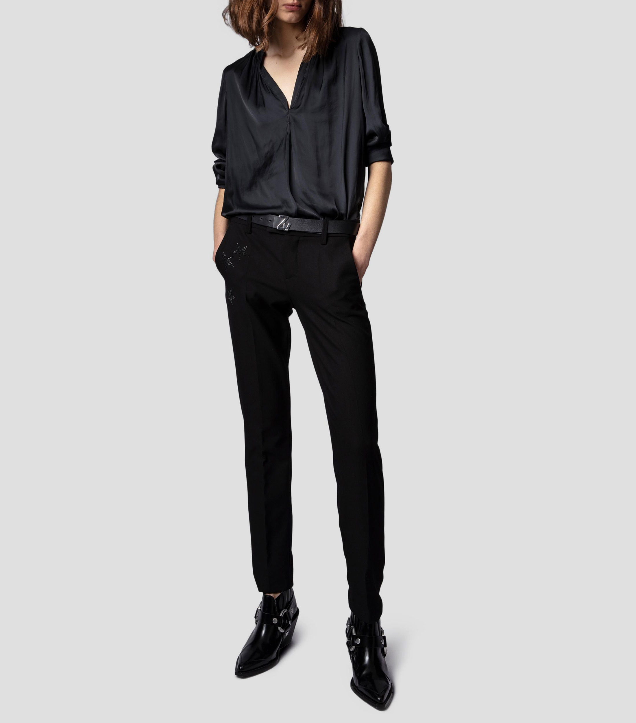Blusa con manga larga Mujer